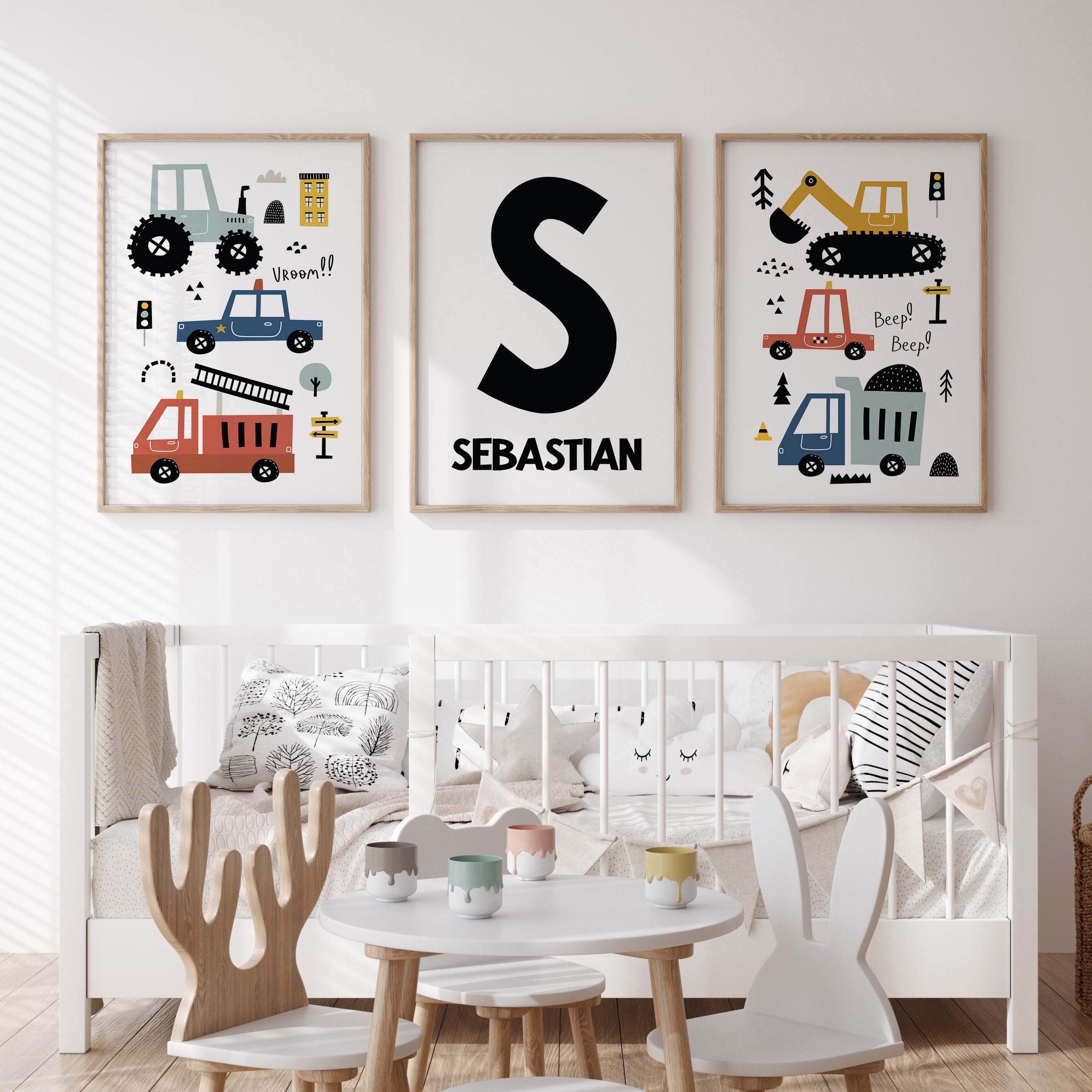Transportation Vehicles & Name Prints