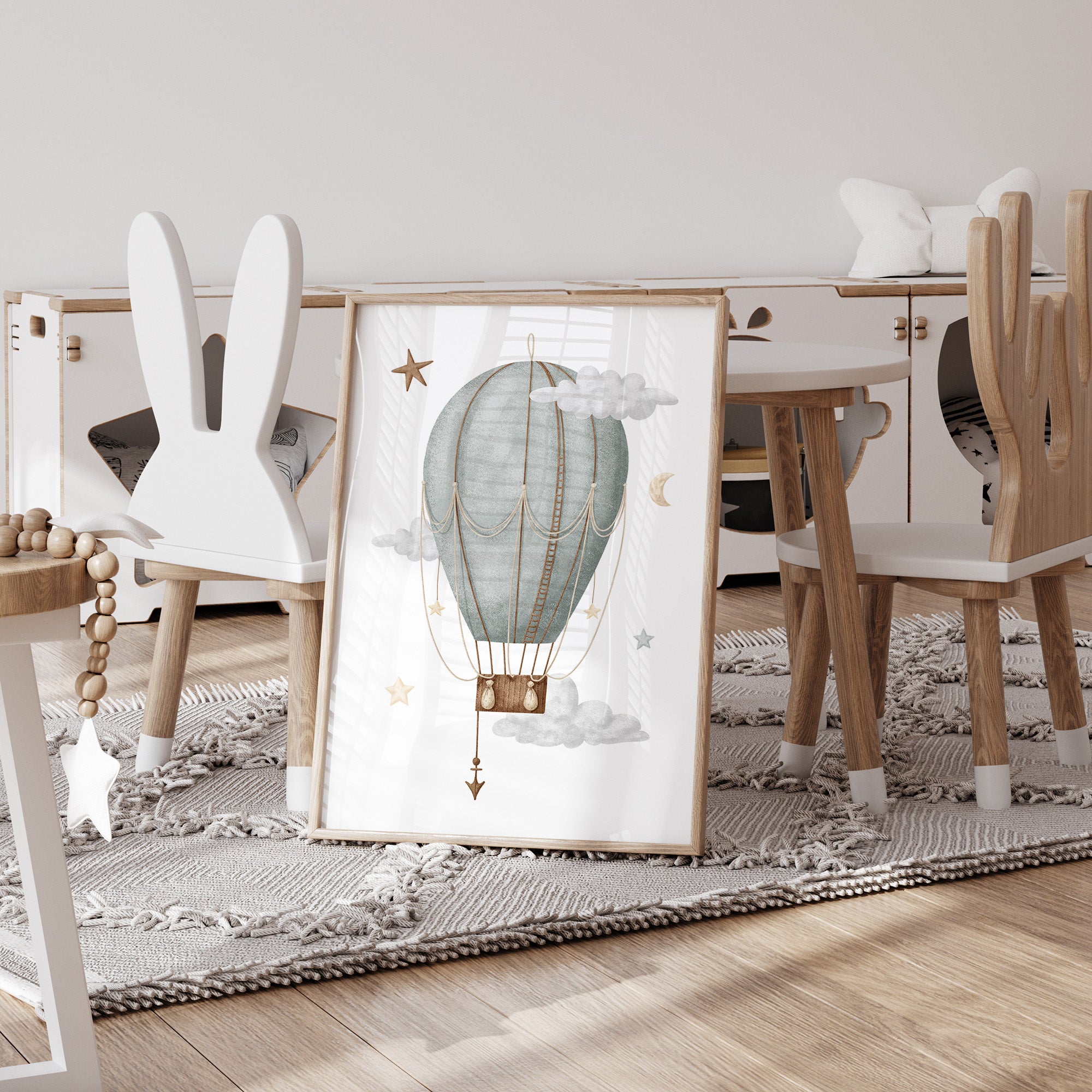 Hot Air Balloon Print