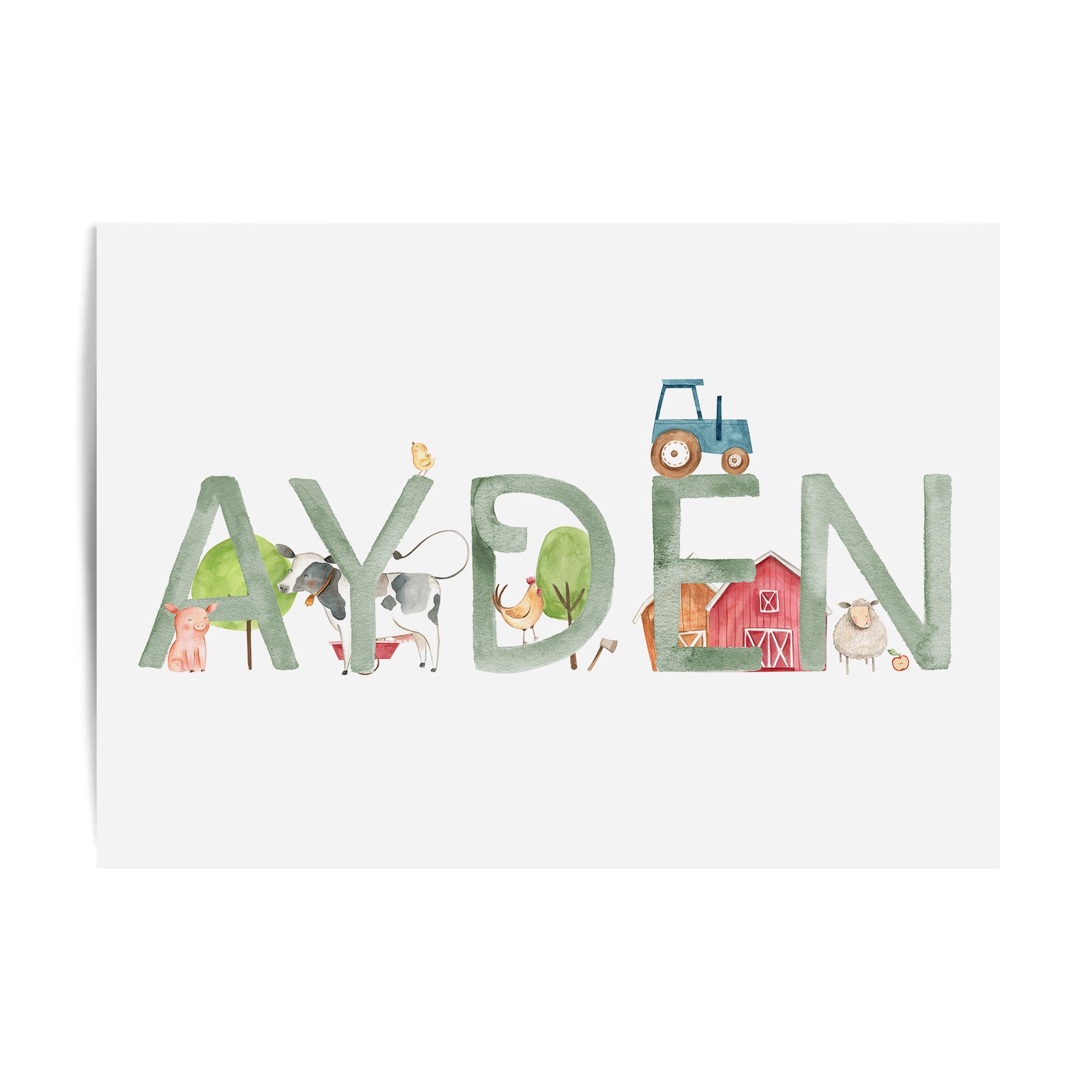 Farm Name Print