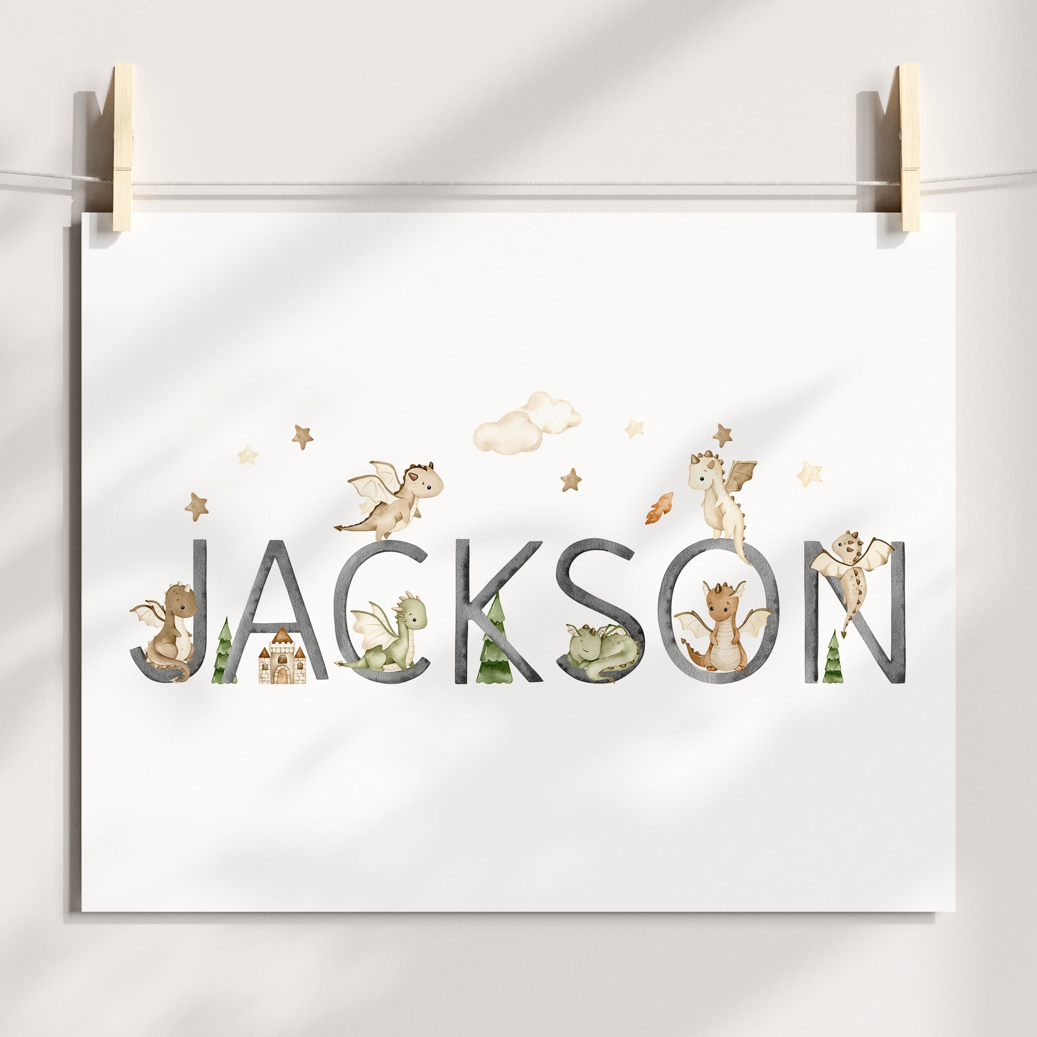 Dragon Name Print