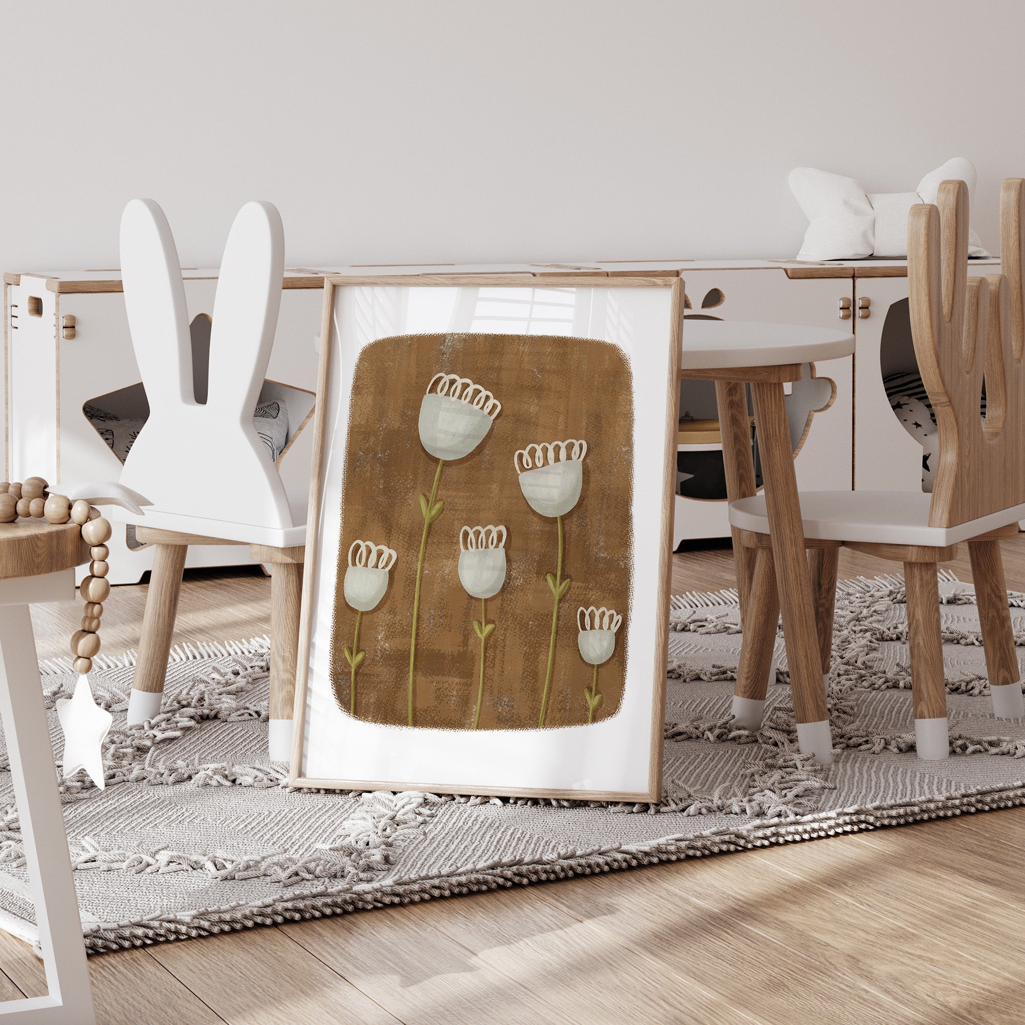 Whimsy Flowers Print