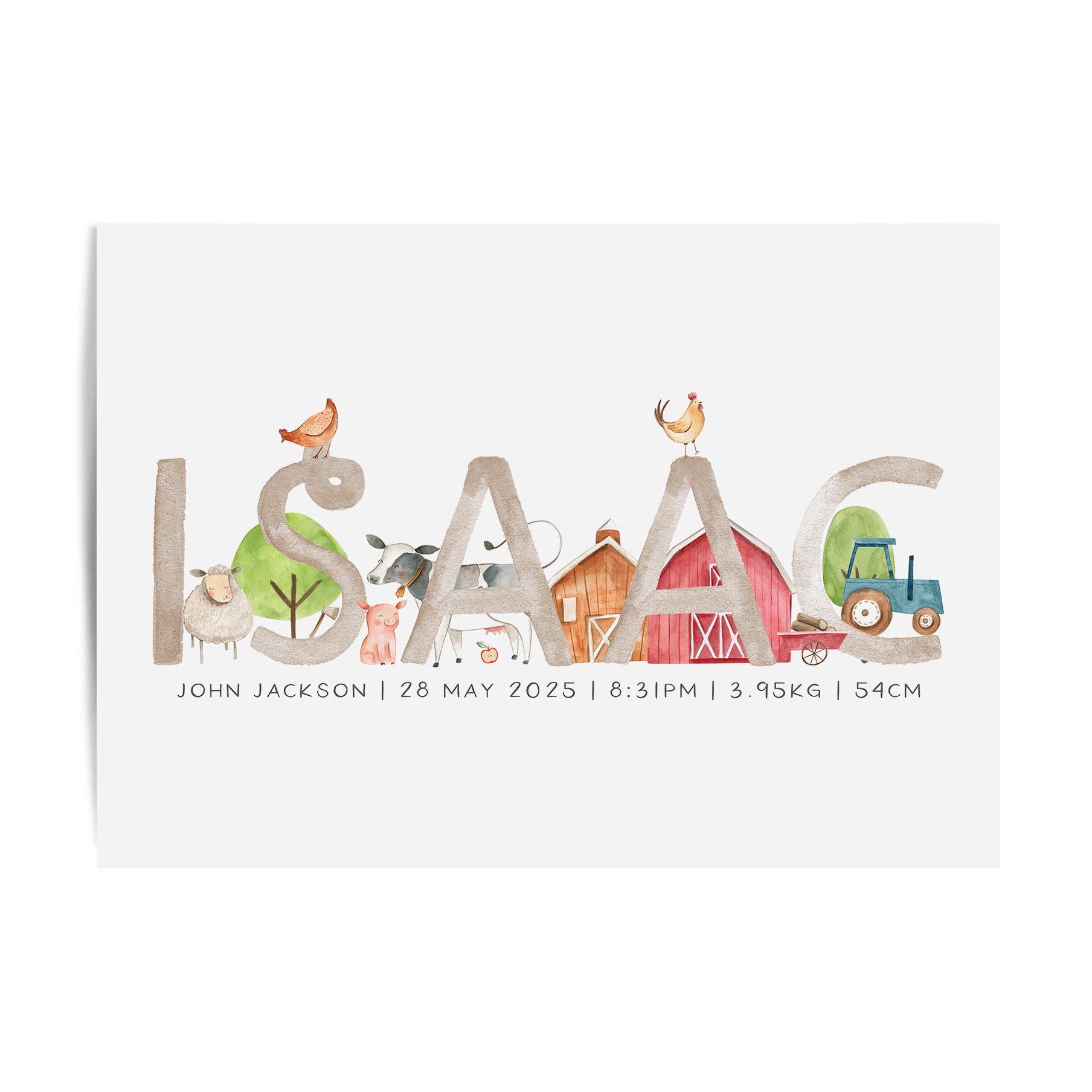 Farm Name Print