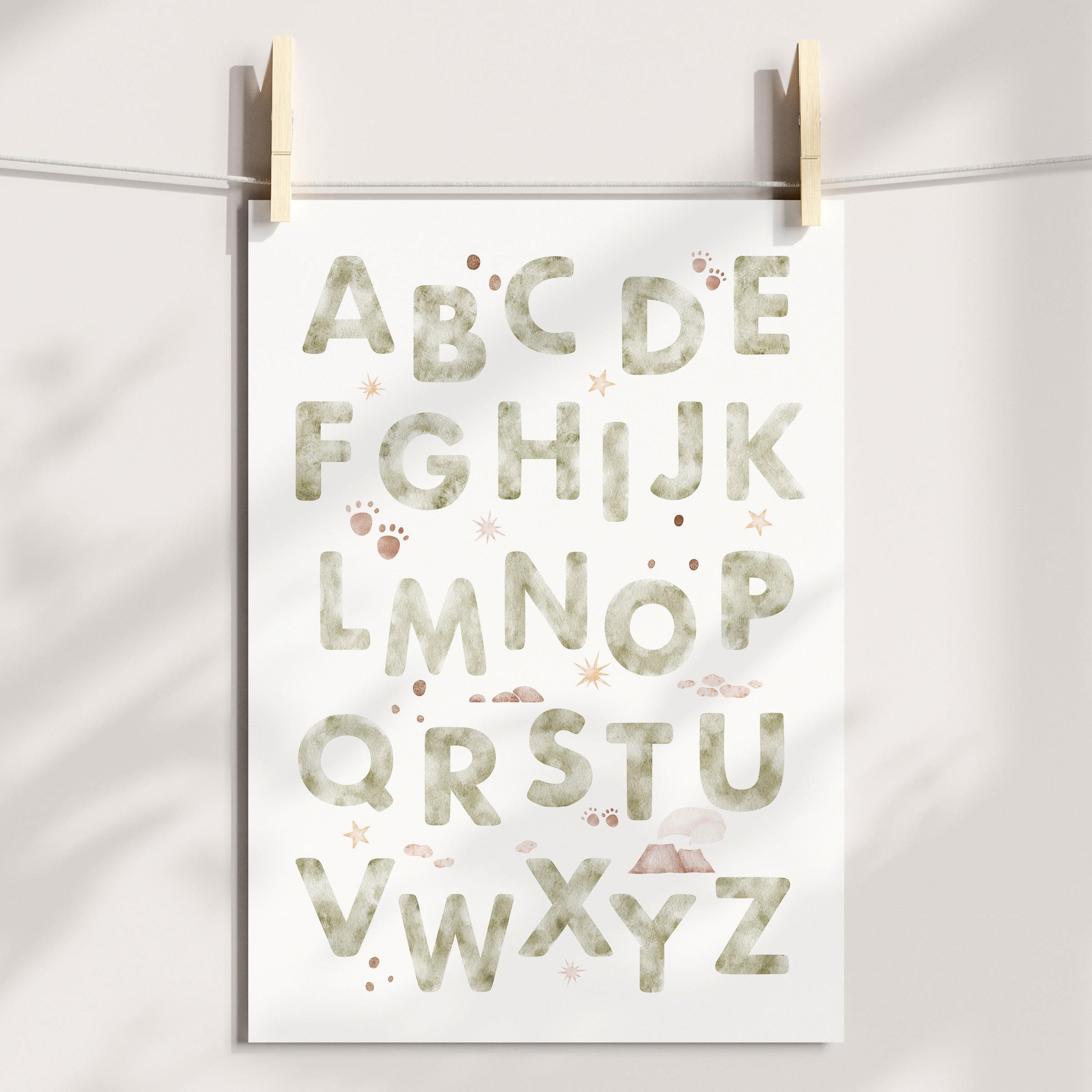 Dinosaur, Alphabet & Numbers Prints