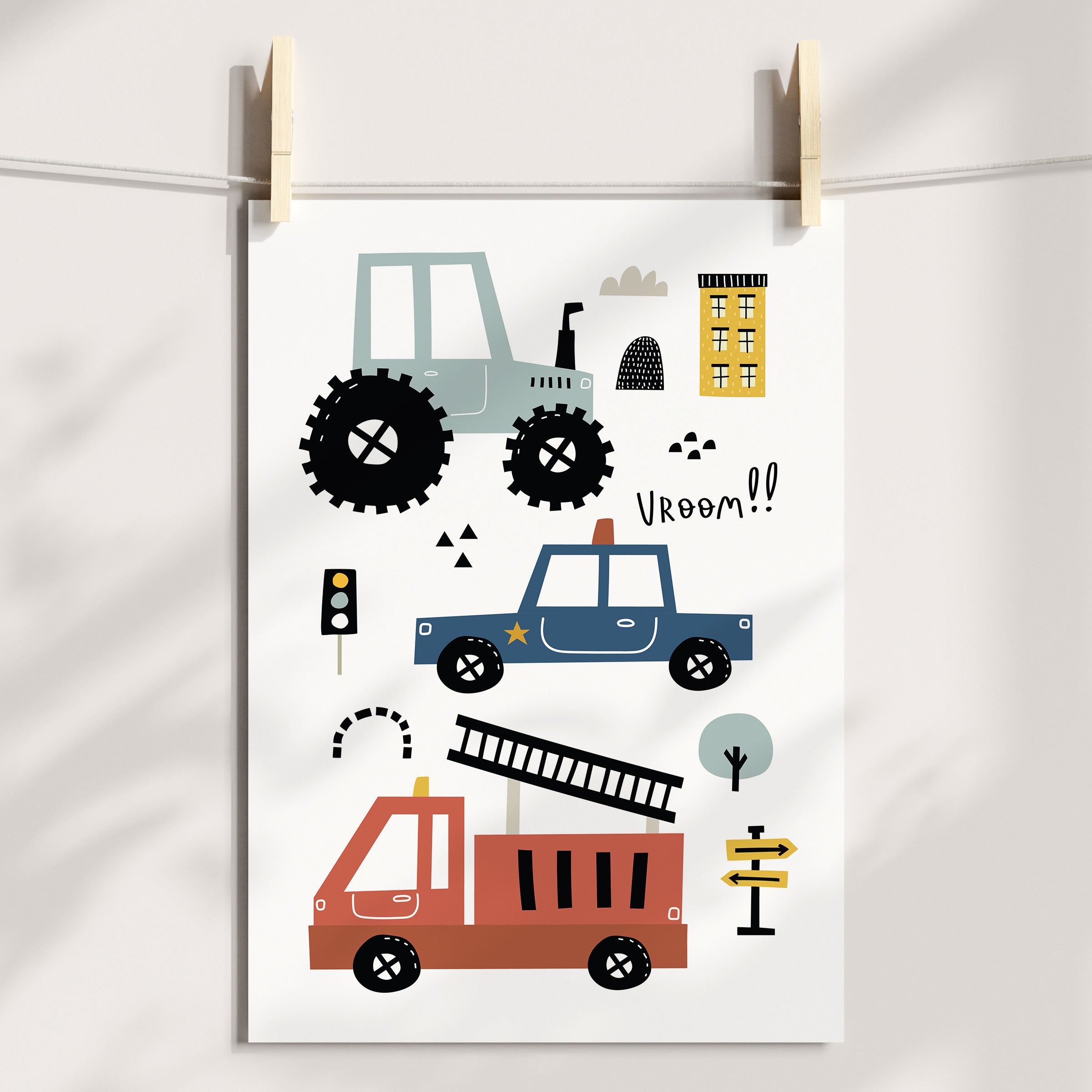 Transportation Vehicles & Name Prints