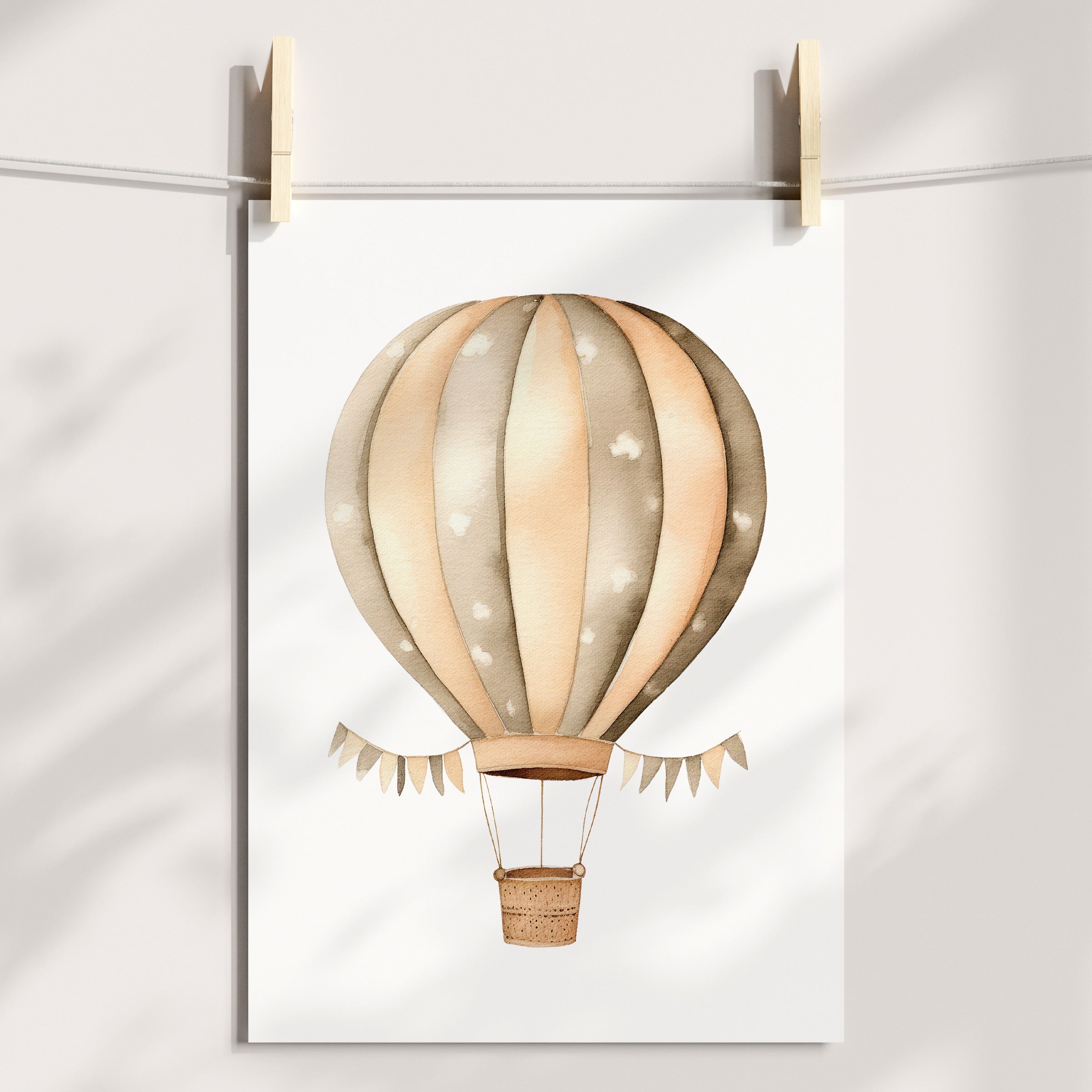 Hot Air Balloon Print