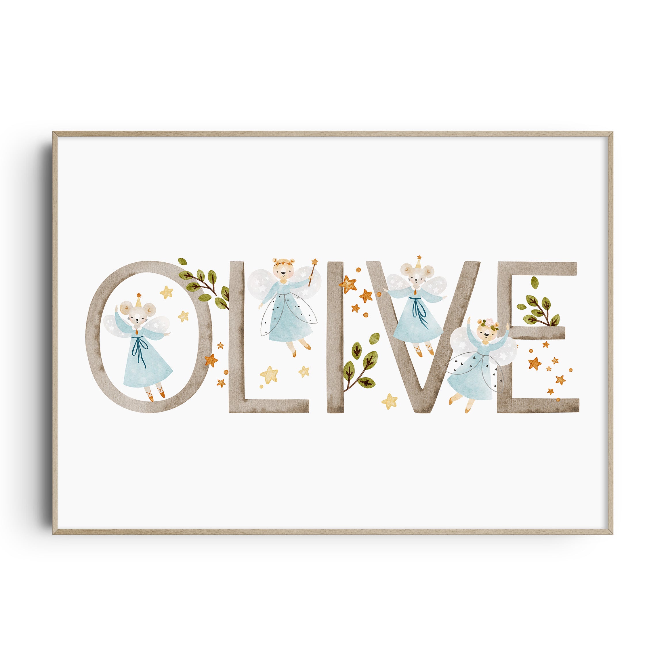 Fairy Name & Birth Print