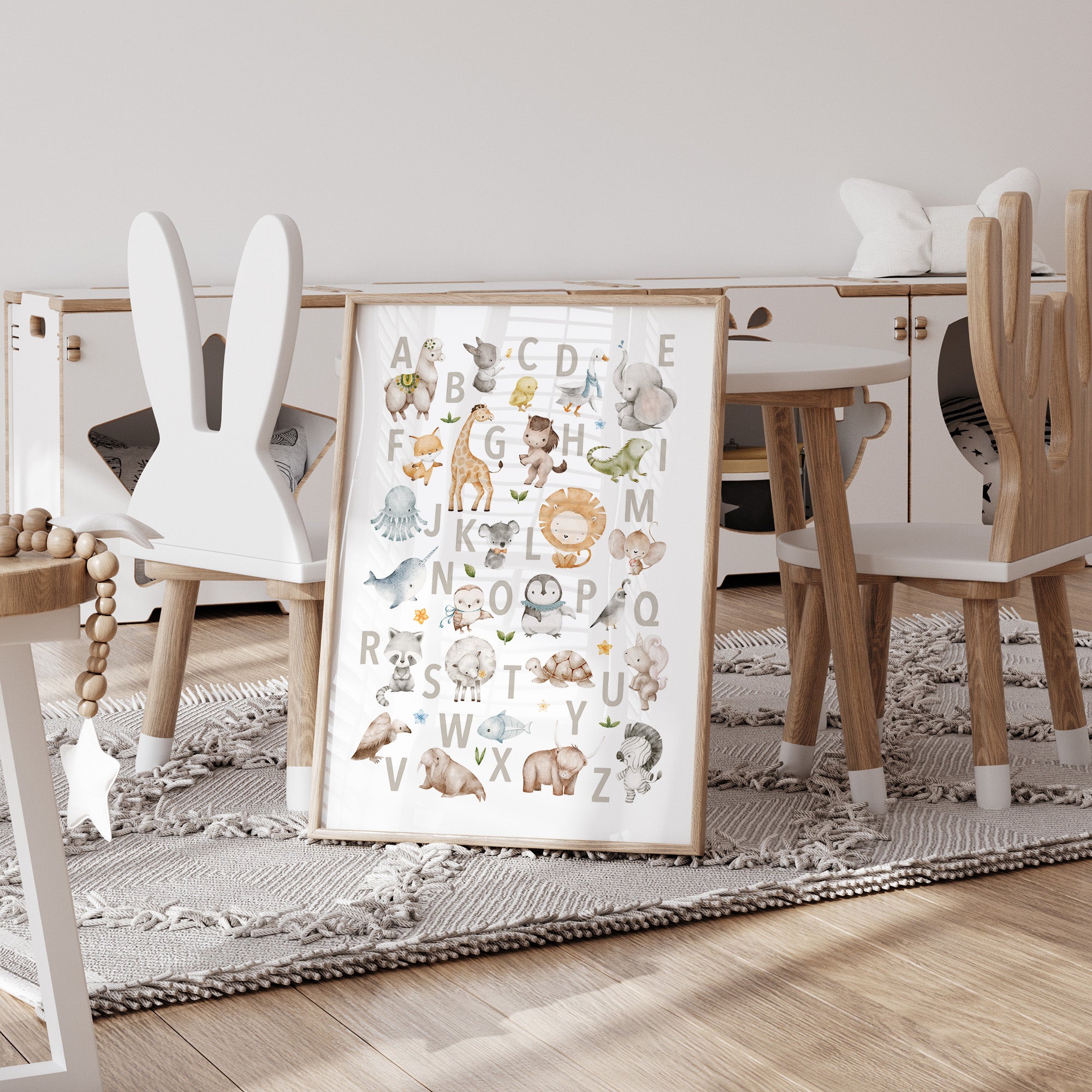 Animal Alphabet Print