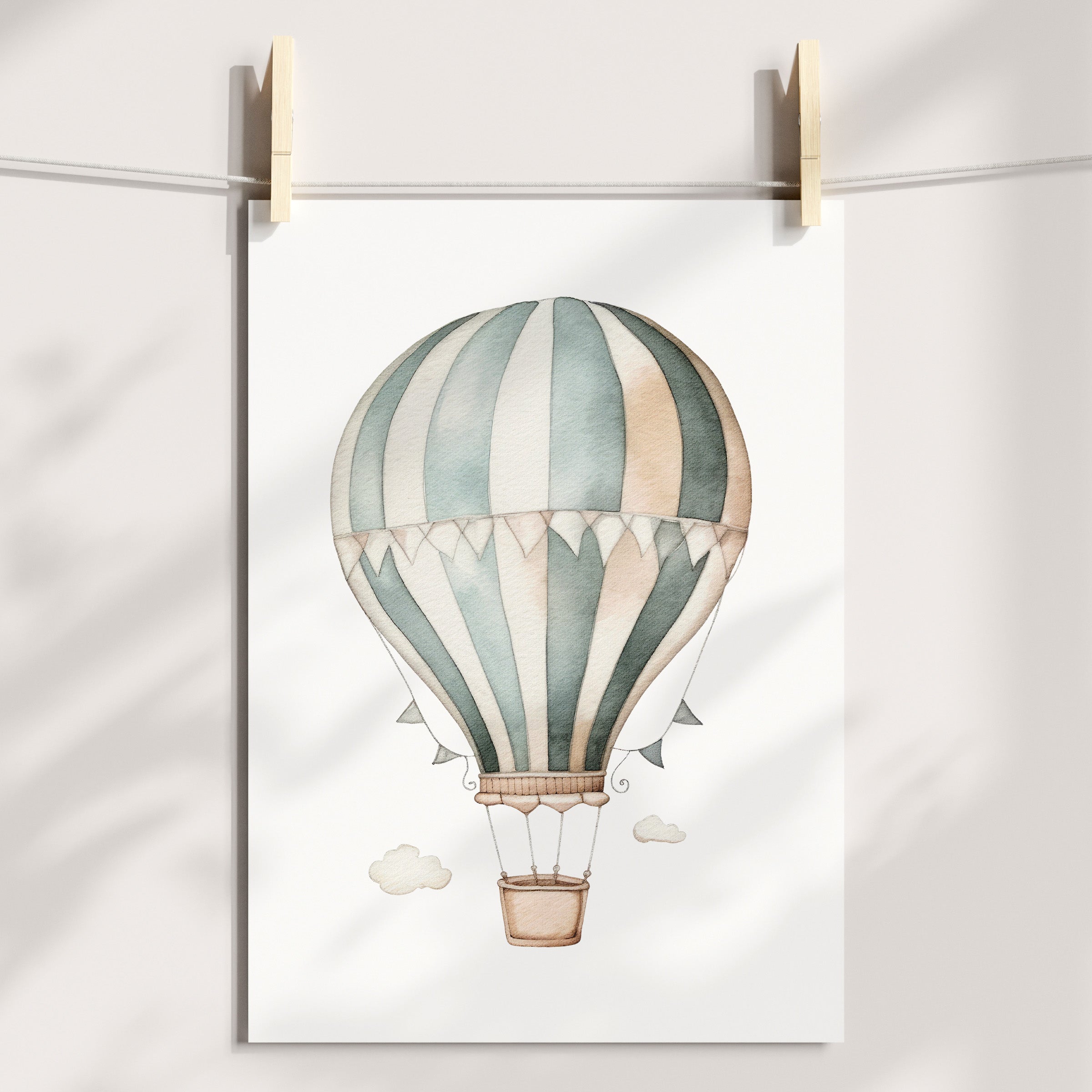 Hot Air Balloon Print