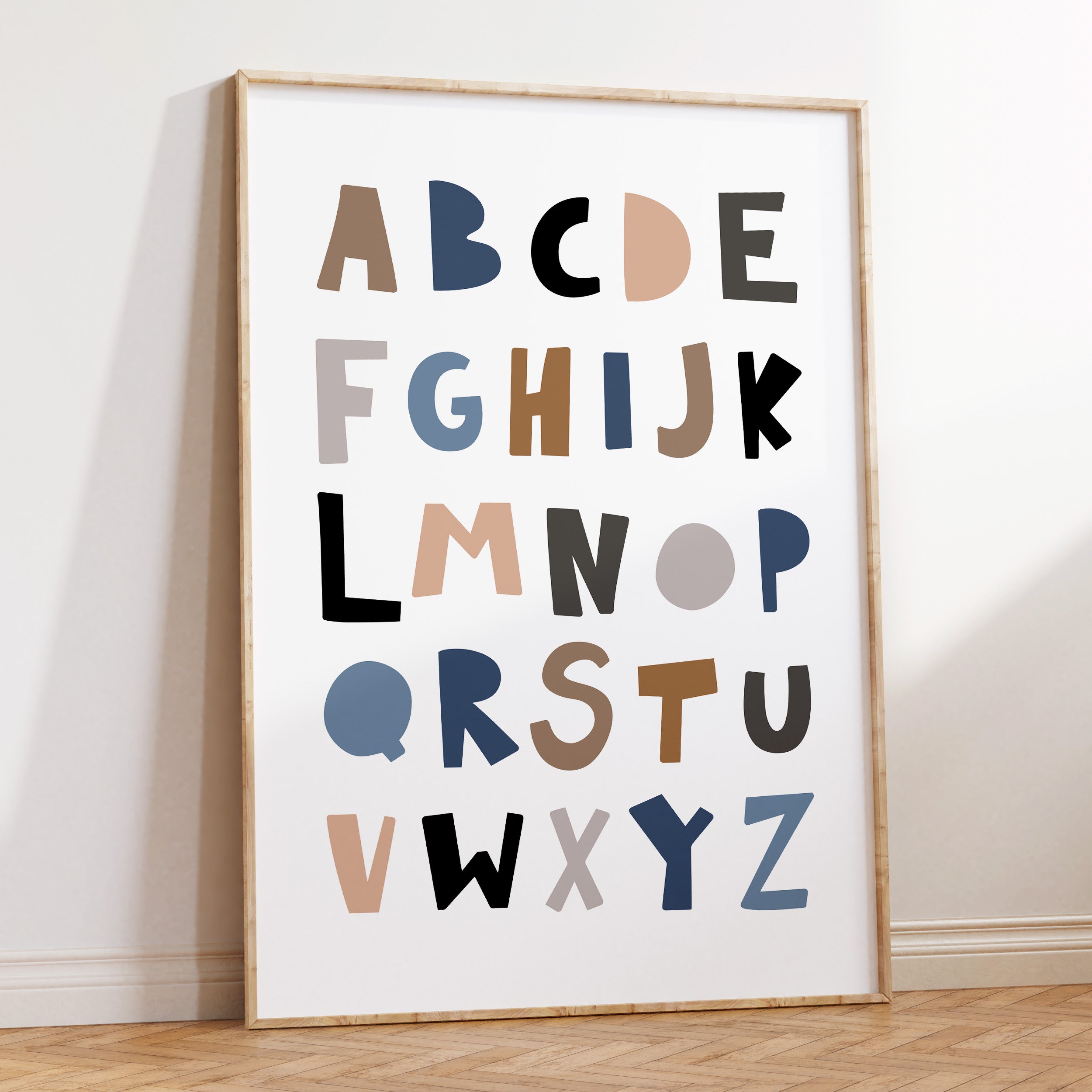 Space Alphabet Print