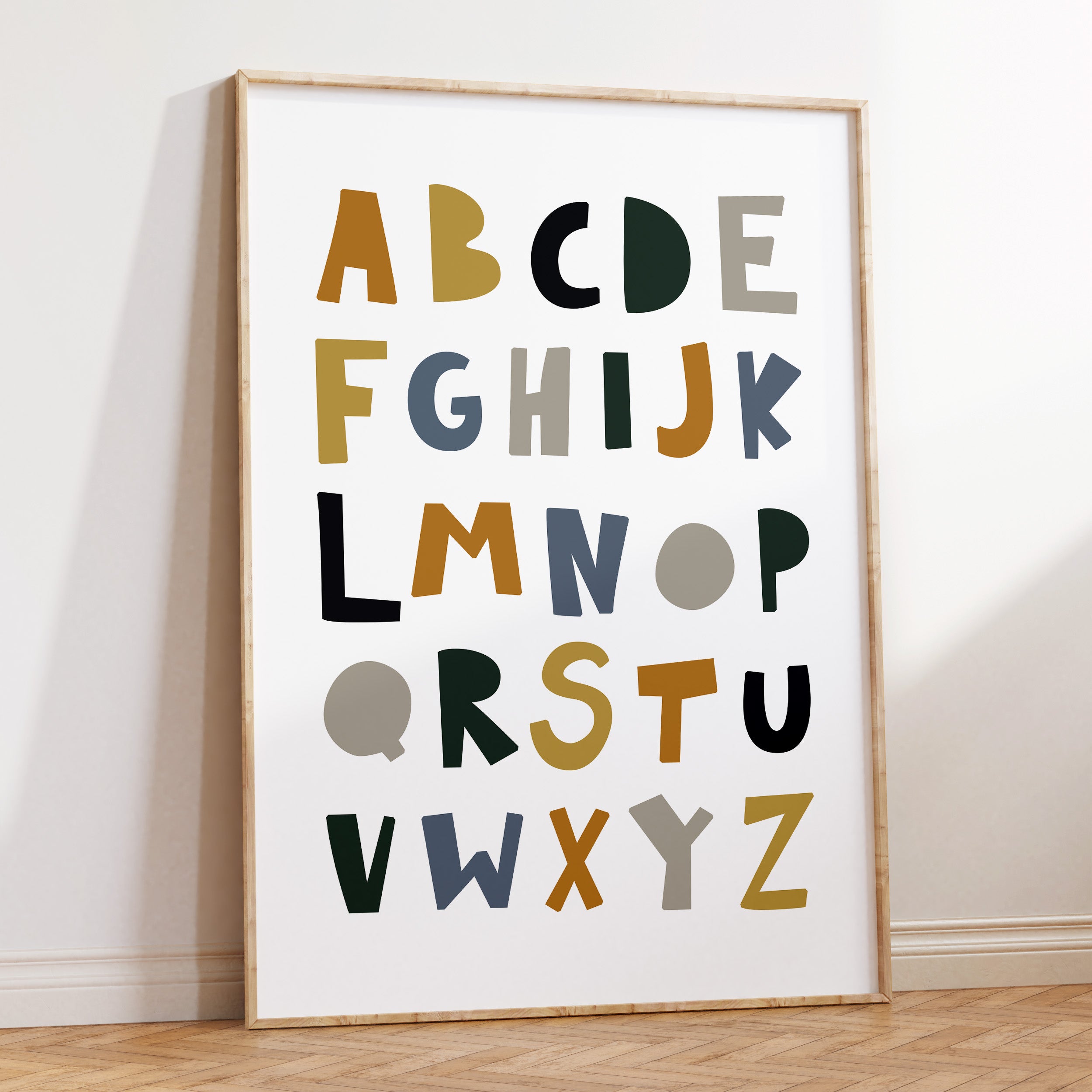 Jungle Alphabet Print