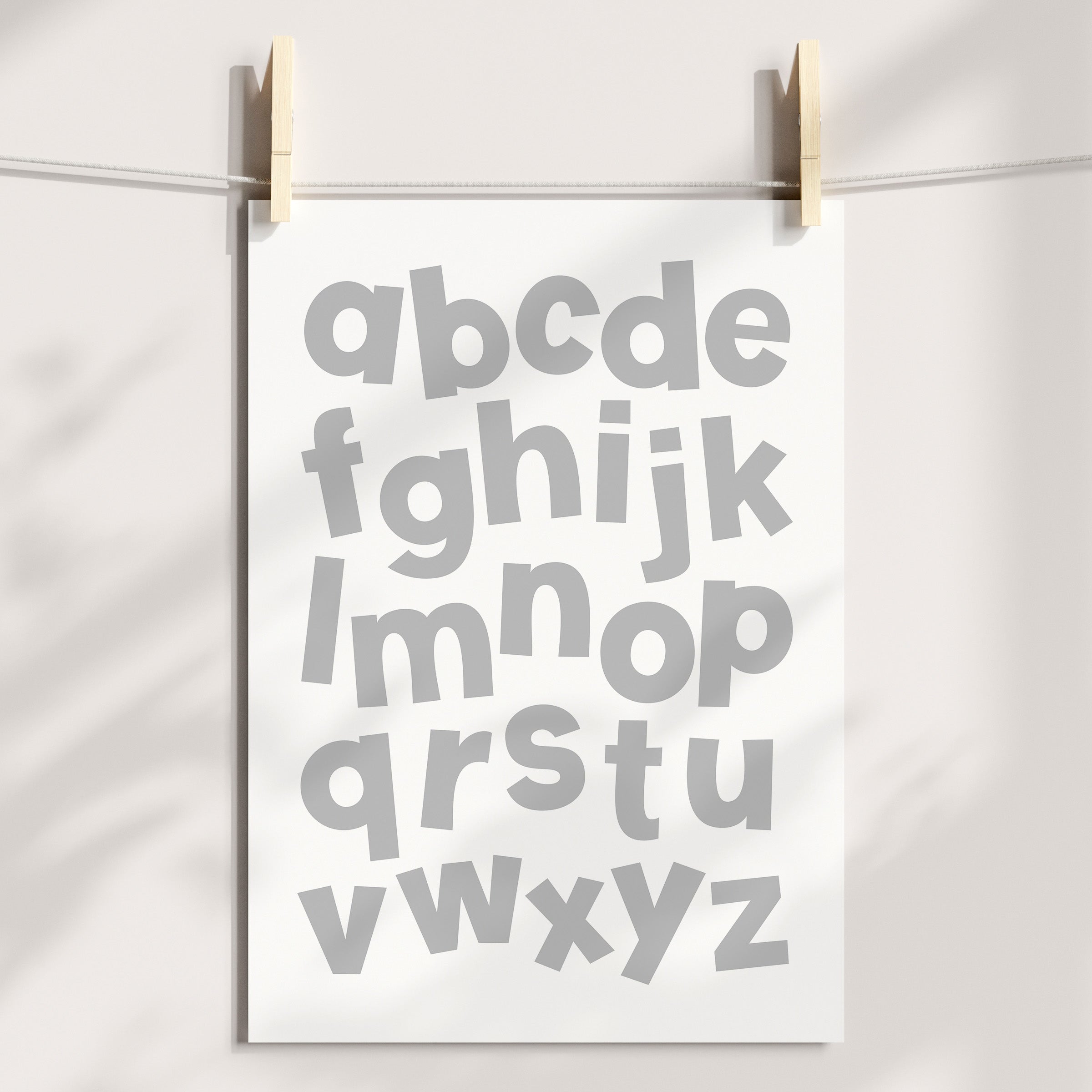 Construction Trucks & Alphabet Prints