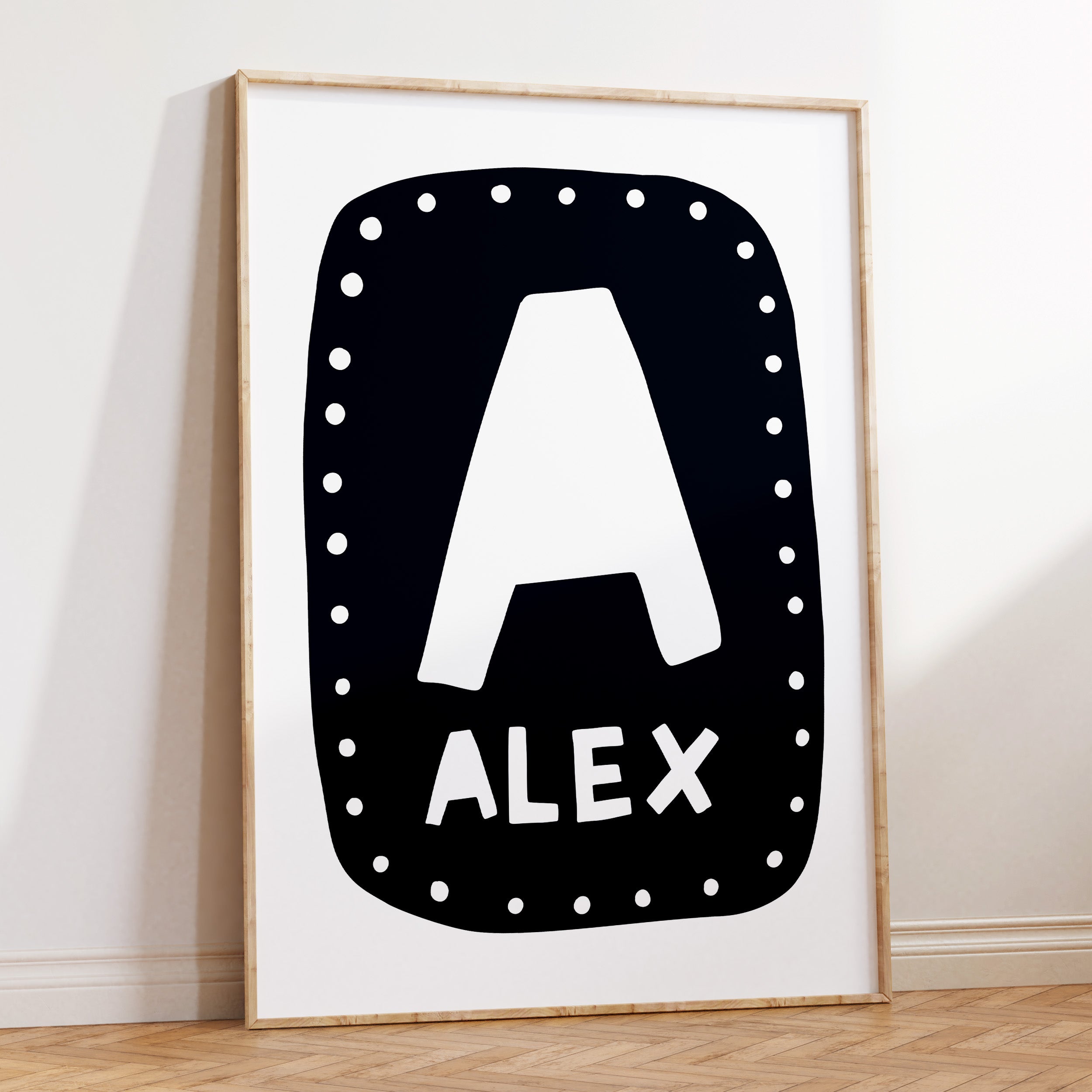 Letter & Name Print