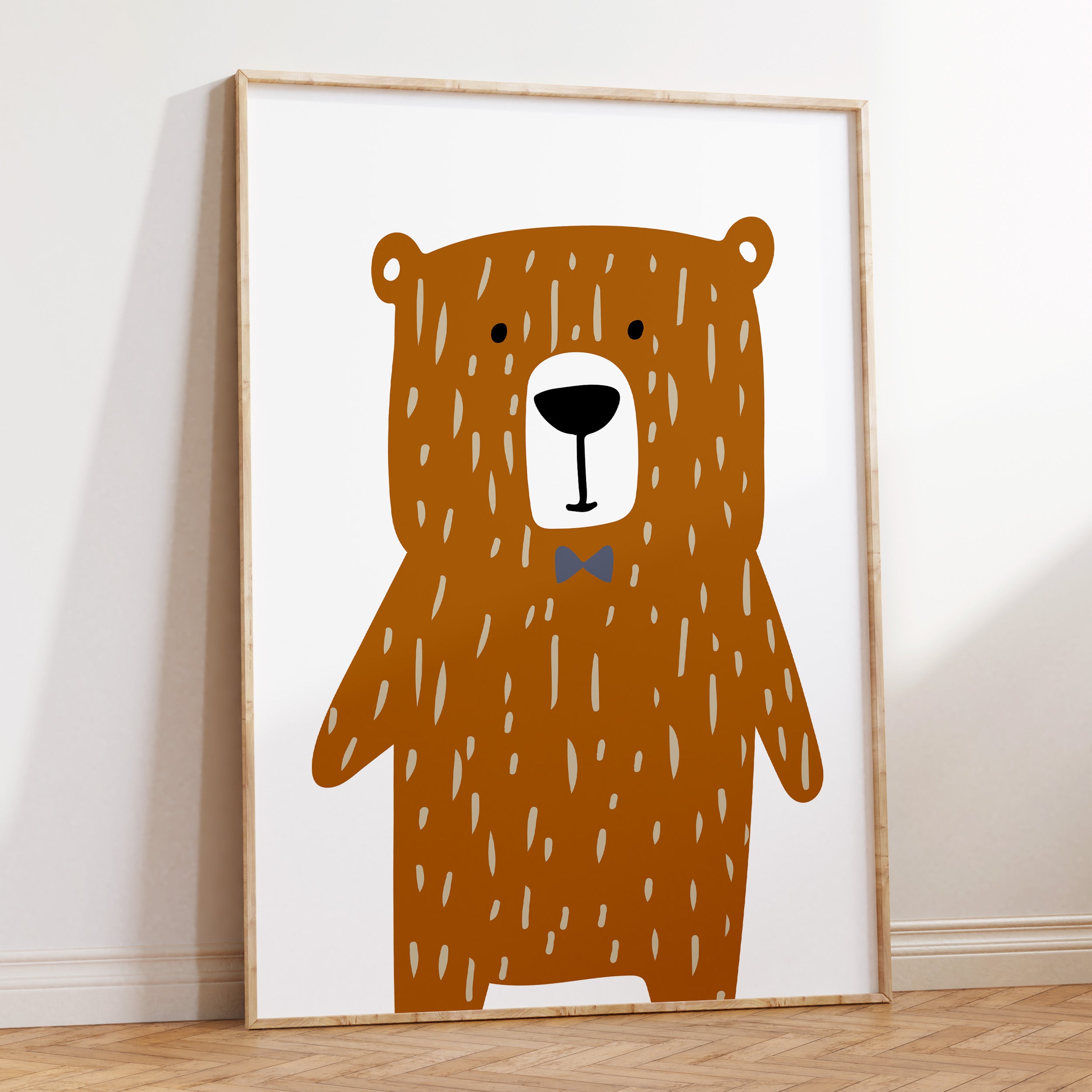 Woodland Bear Print