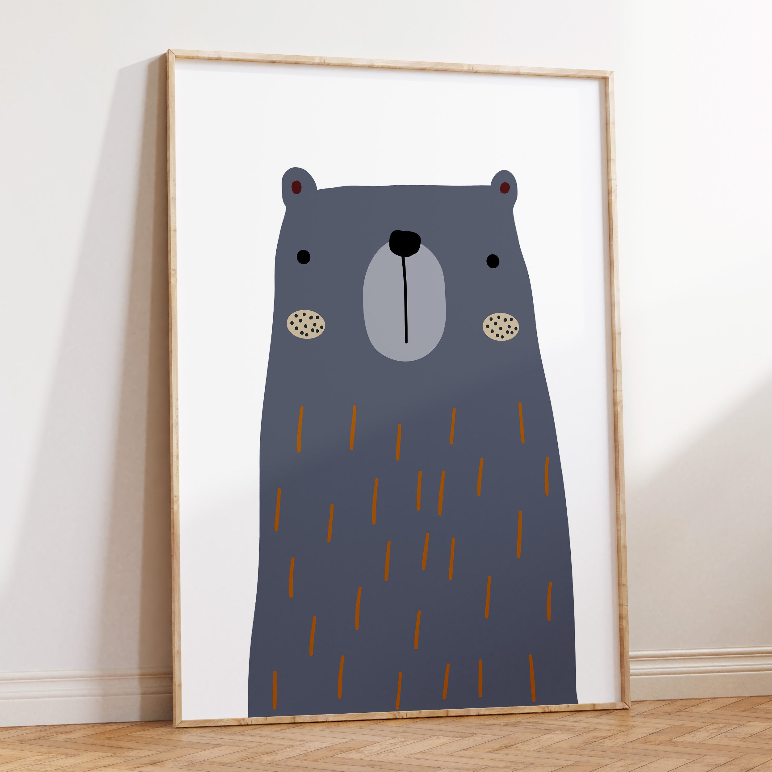 Woodland Bear Print