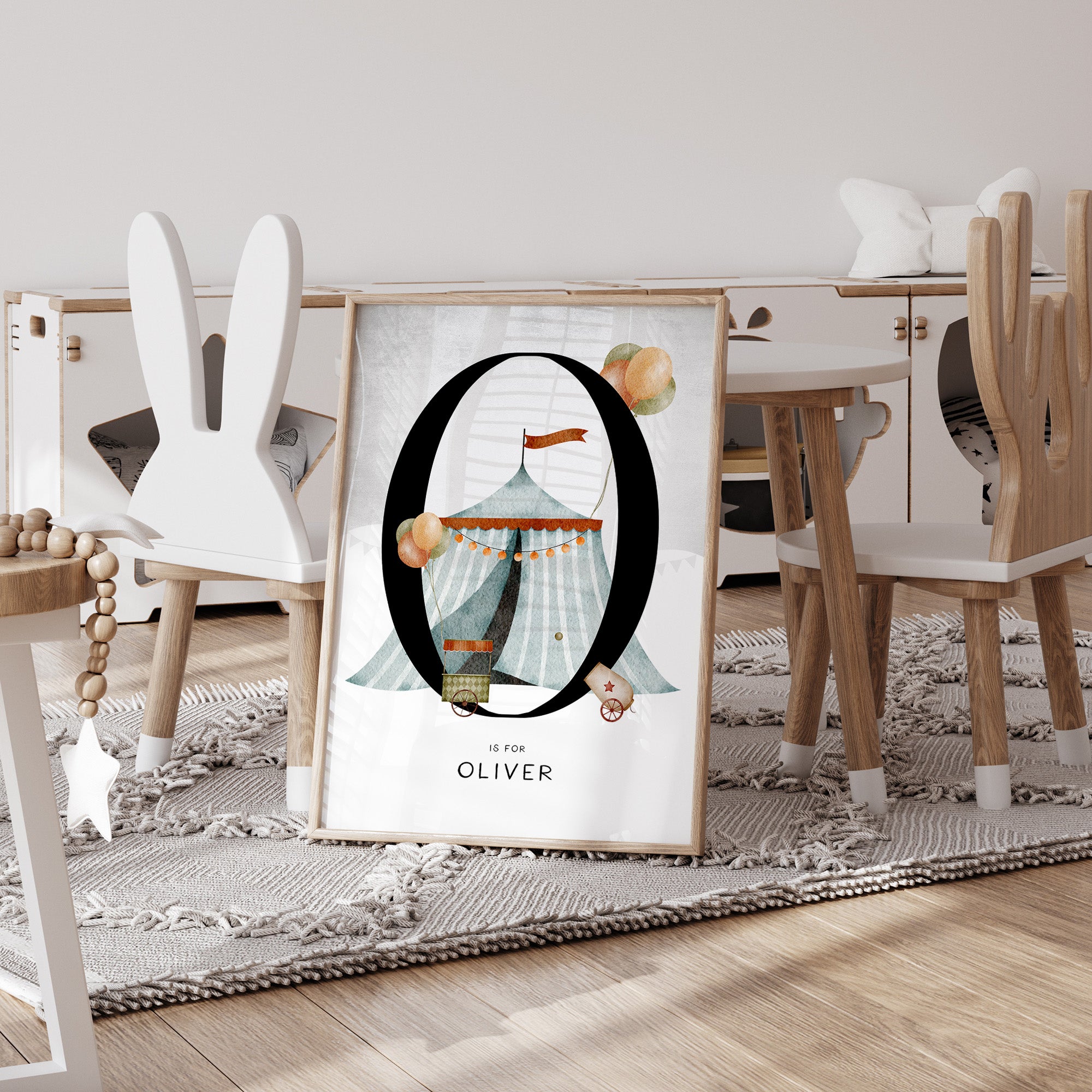 Circus Tent Name Print