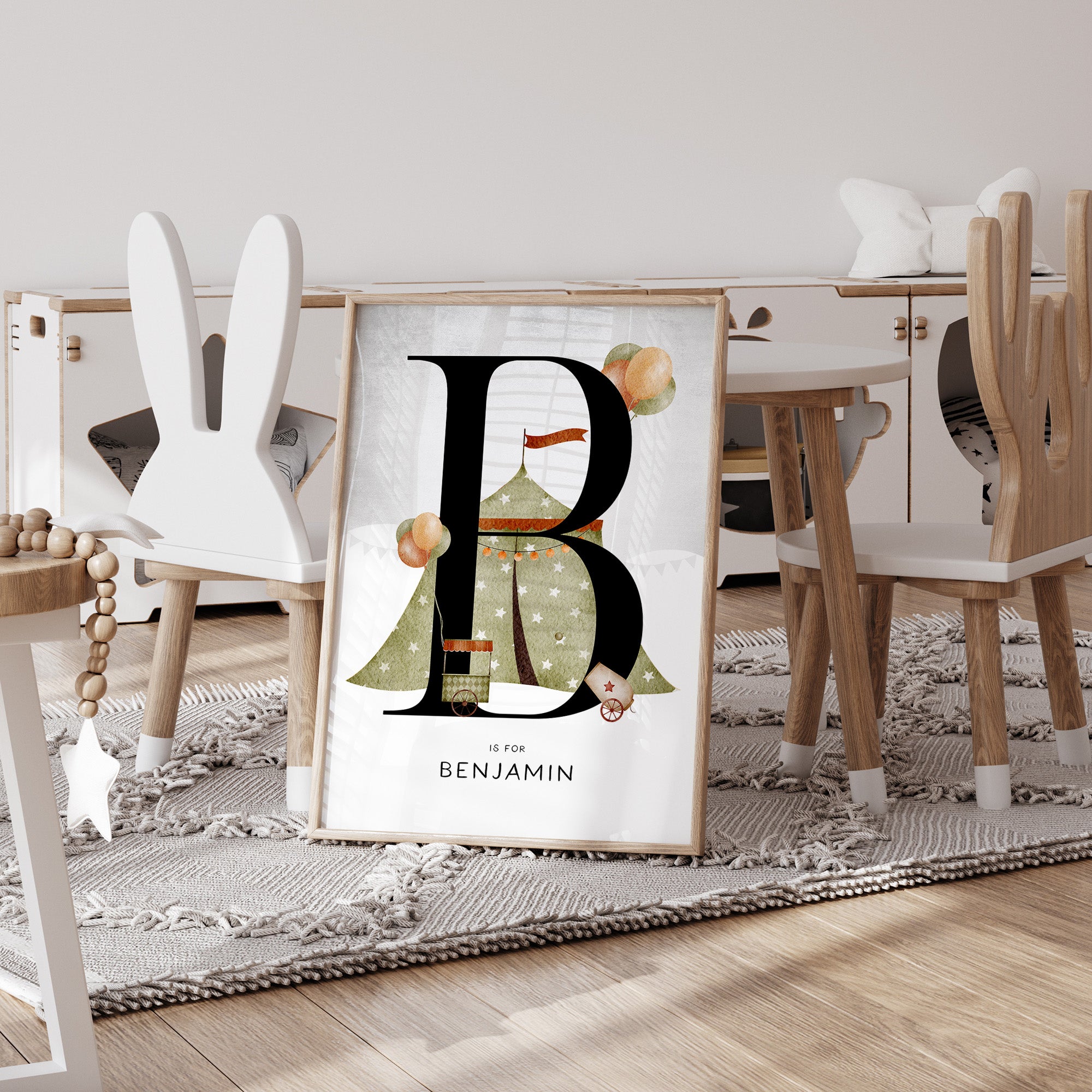 Circus Tent Name Print