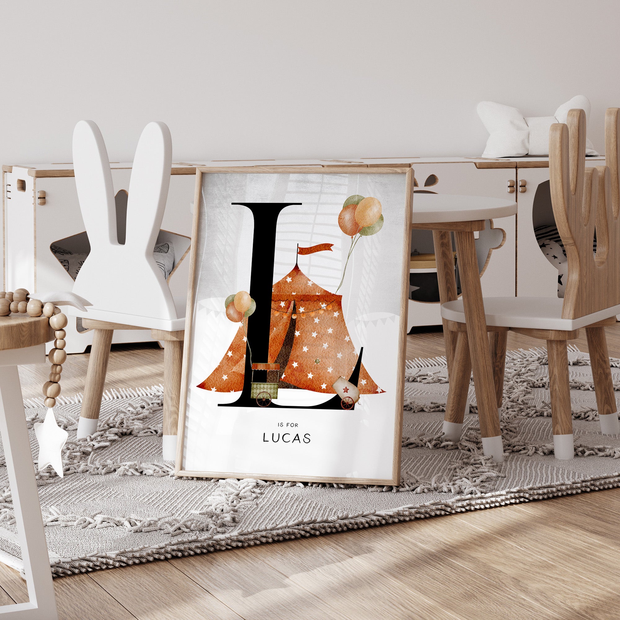 Circus Tent Name Print