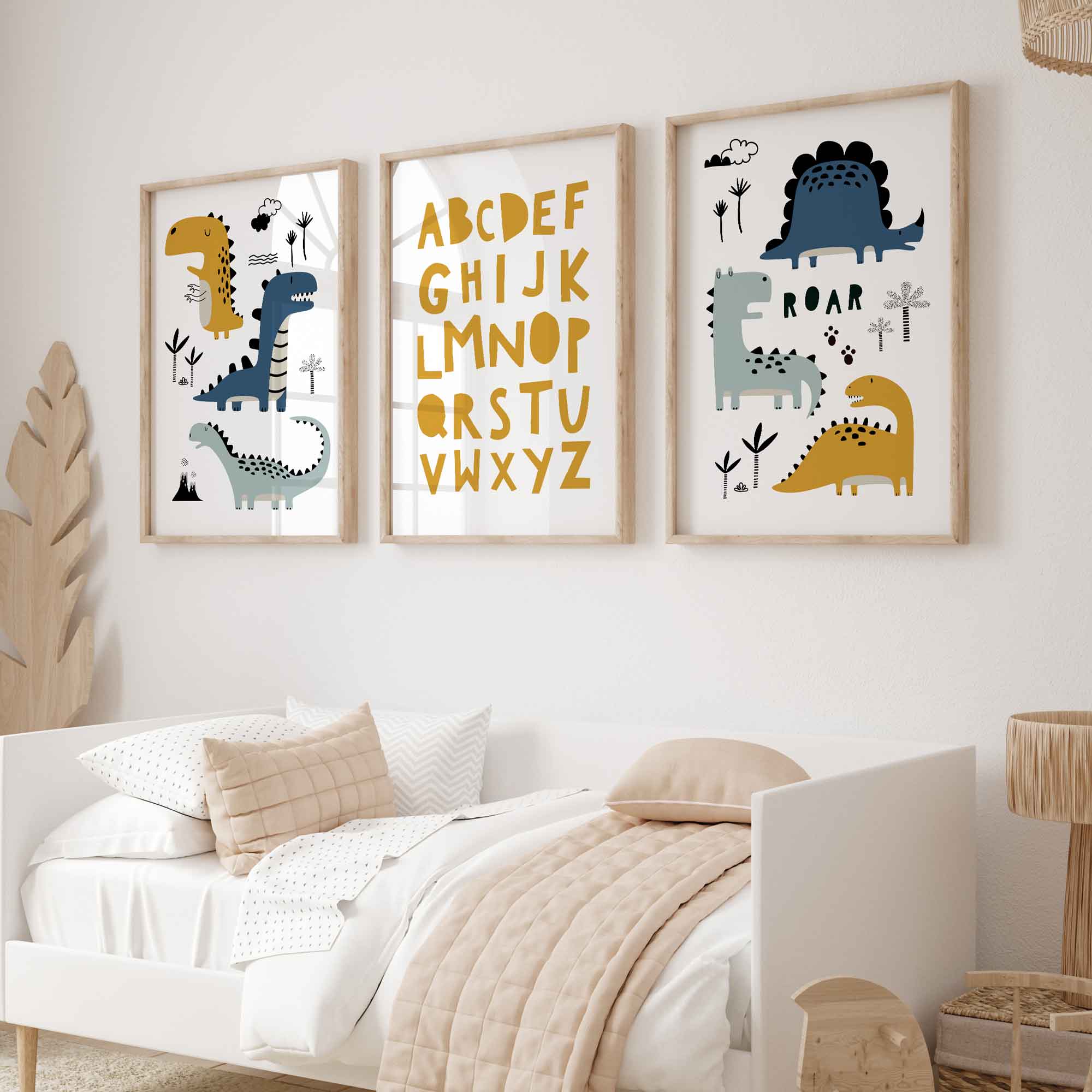 Alphabet & Dinosaur Prints
