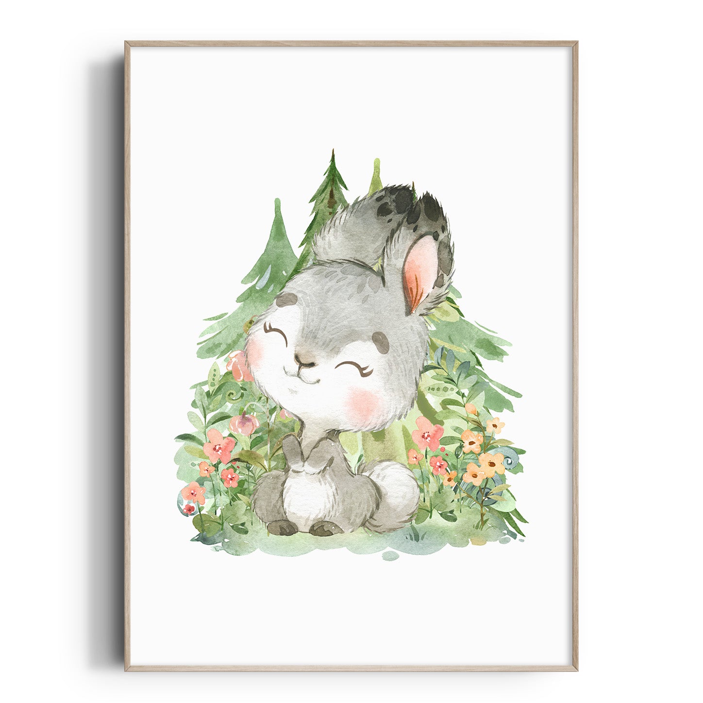 Woodland Bunny Print