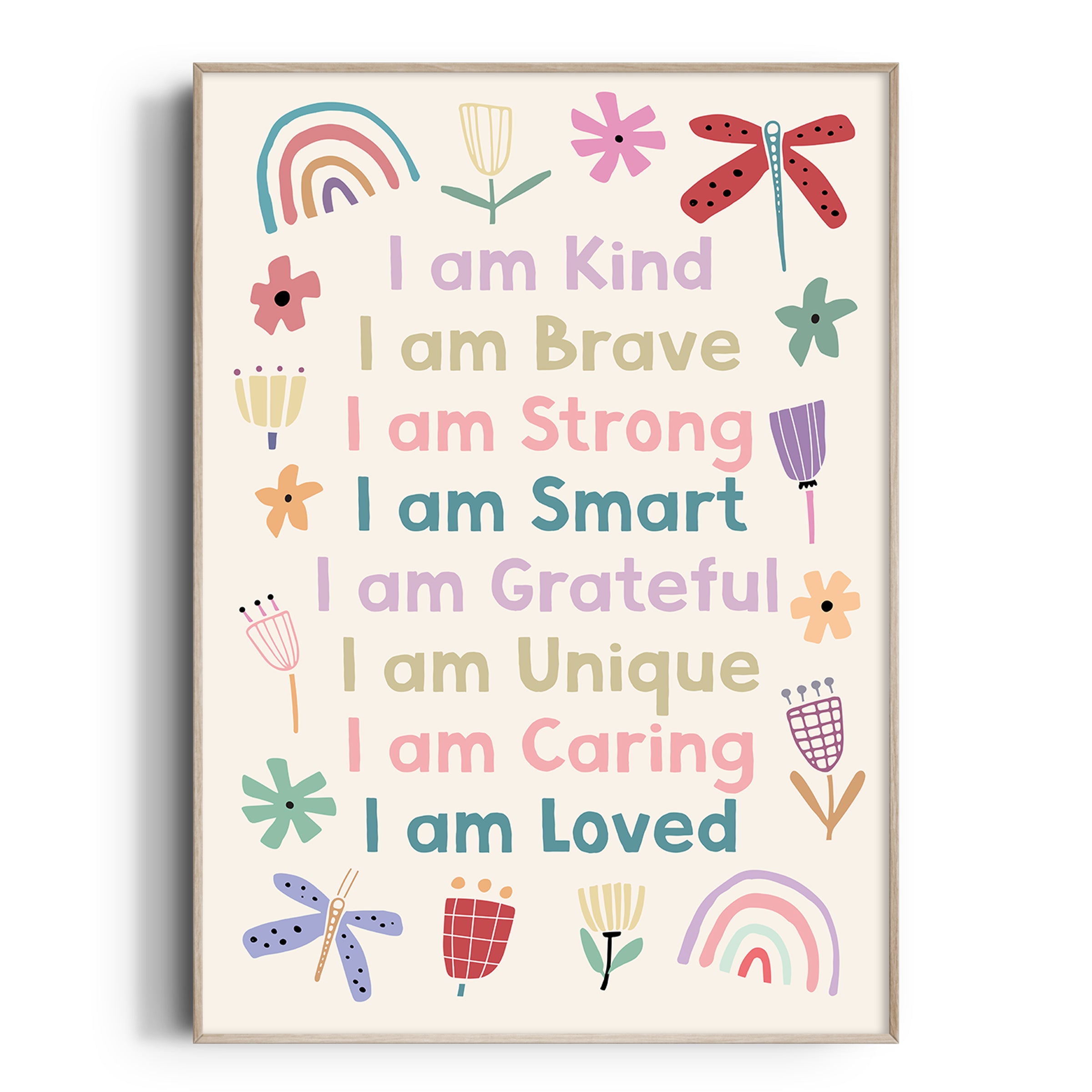 Floral Affirmations Print