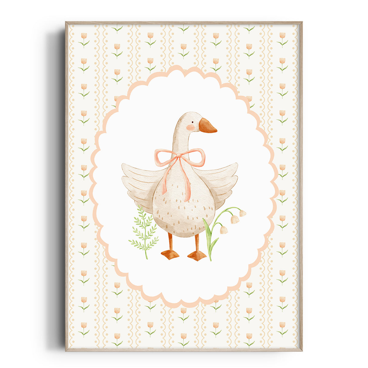 Cottagecore Duck Print