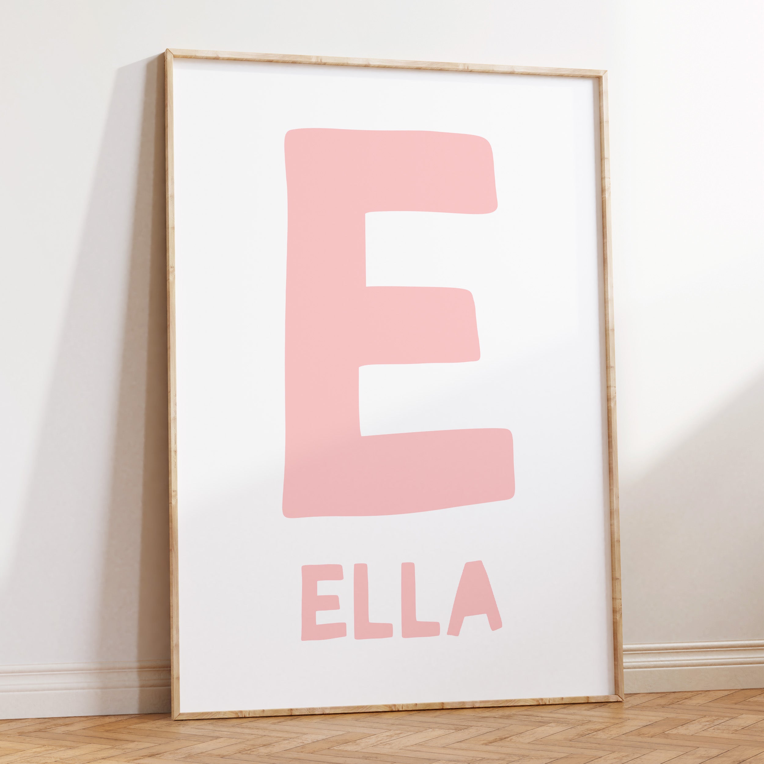Letter & Name Print