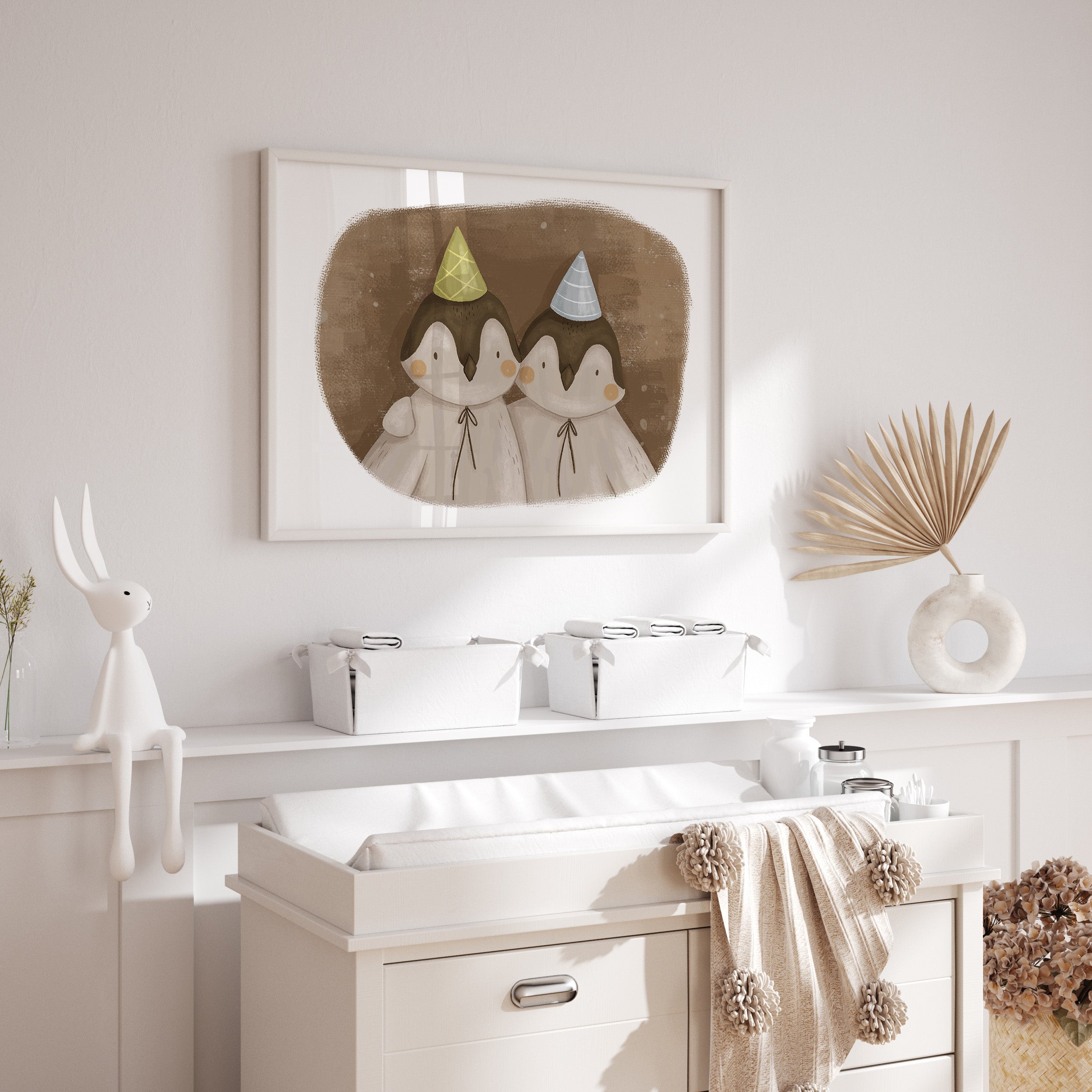 Whimsy Penguins Print