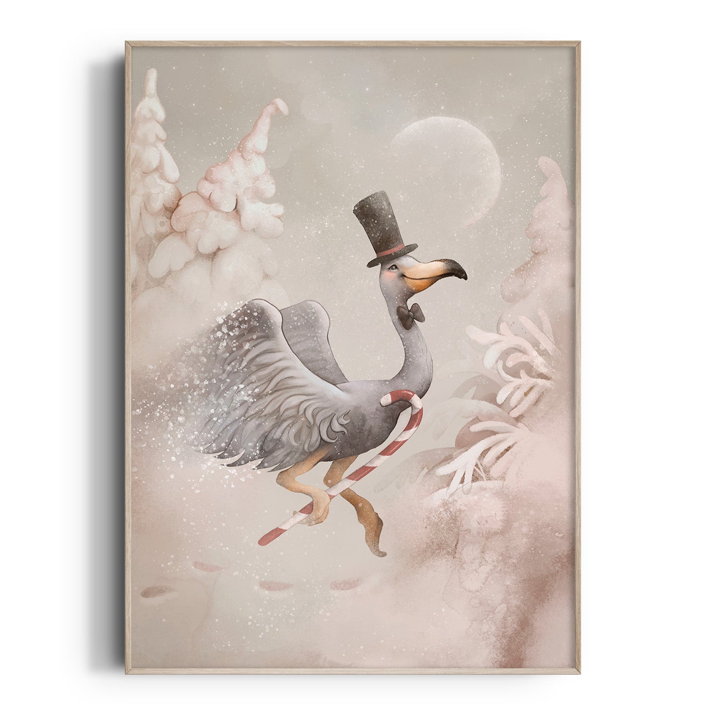 Magical Vintage Flamingo Print
