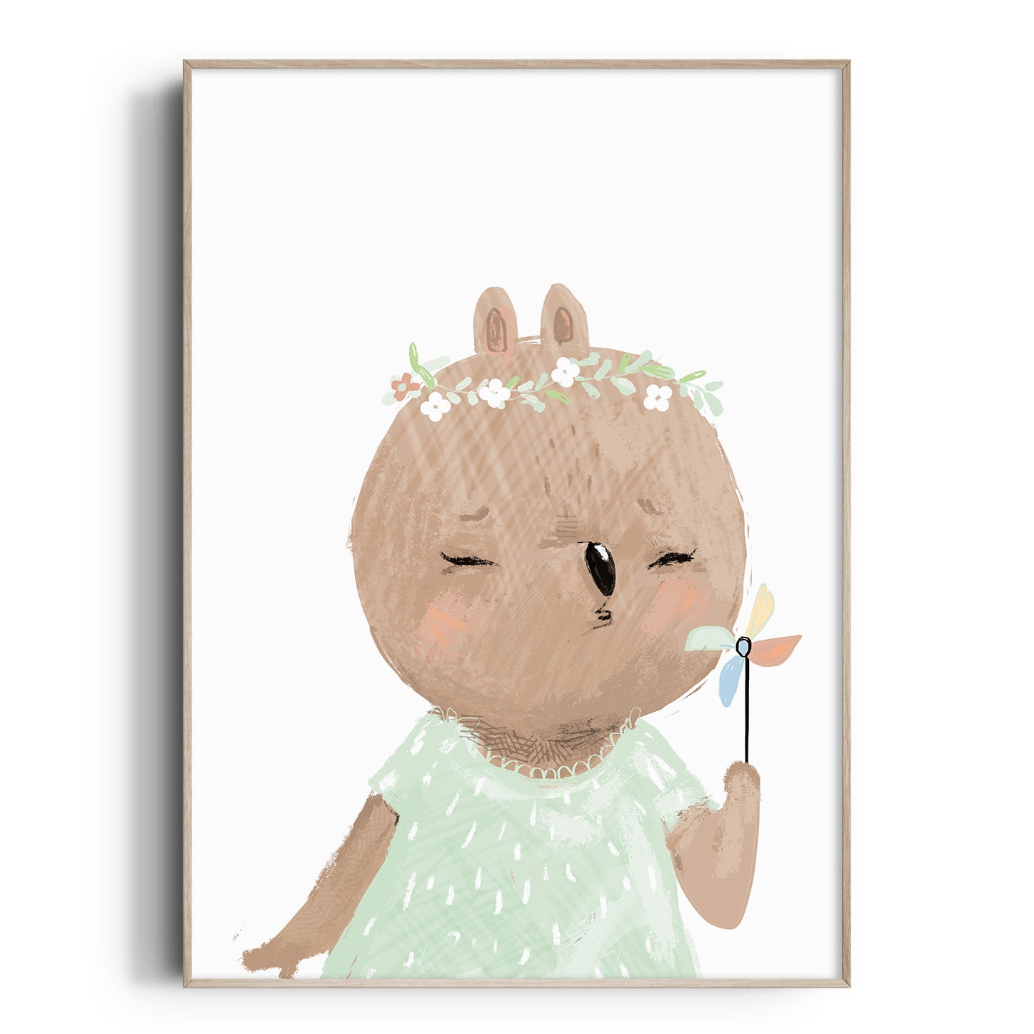 Little Miss Bear Print
