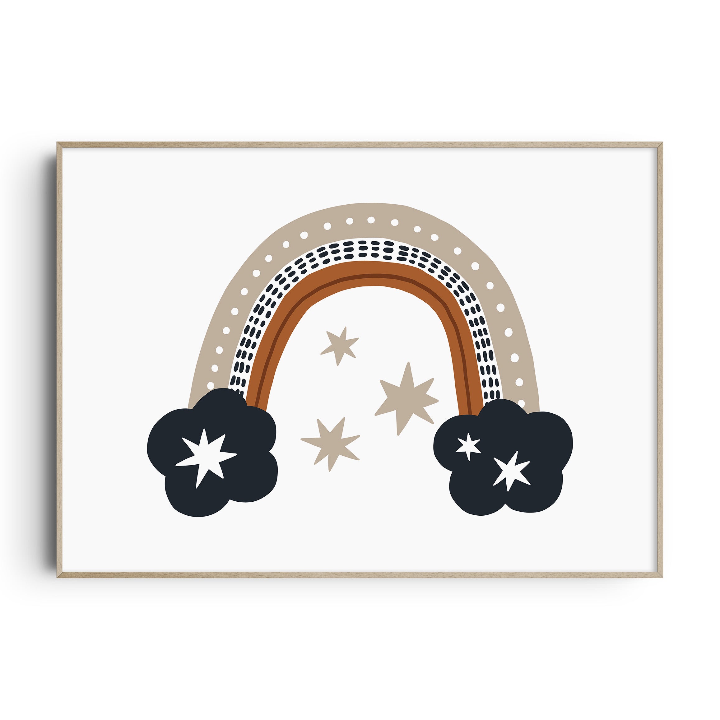Rainbow Nursery Print