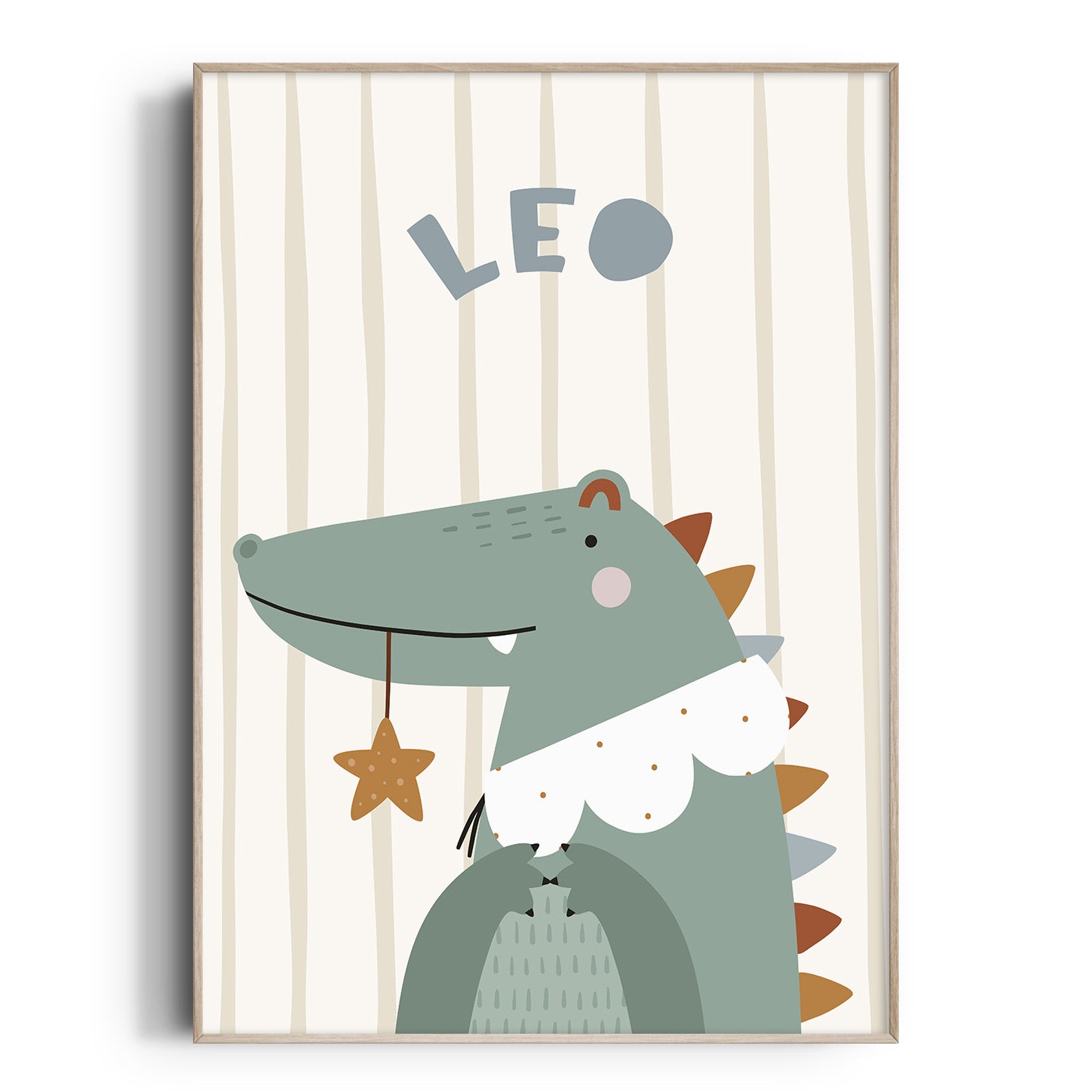 Magic Safari Animal Name Print - Crocodile