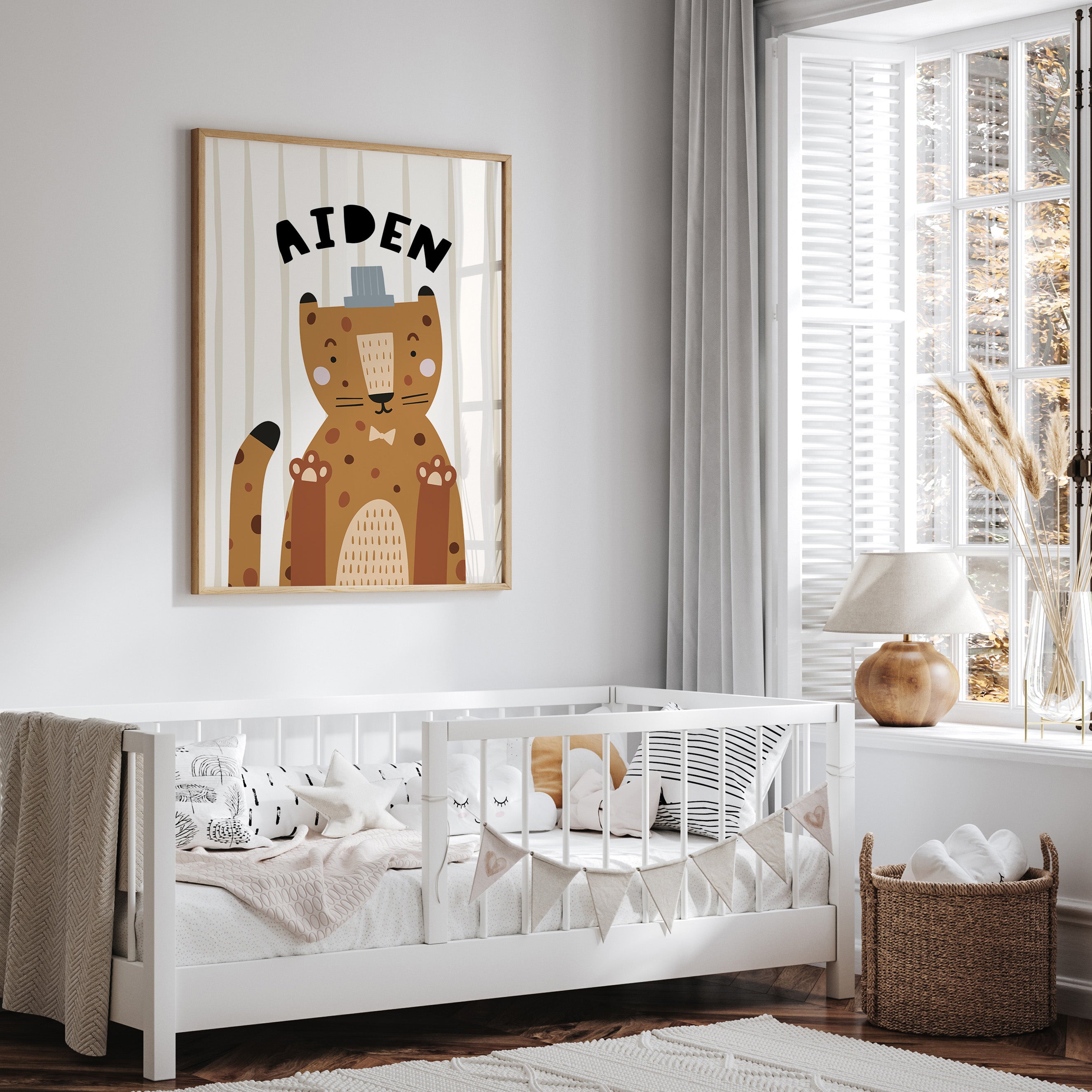 Magic Safari Animal Name Print - Leopard