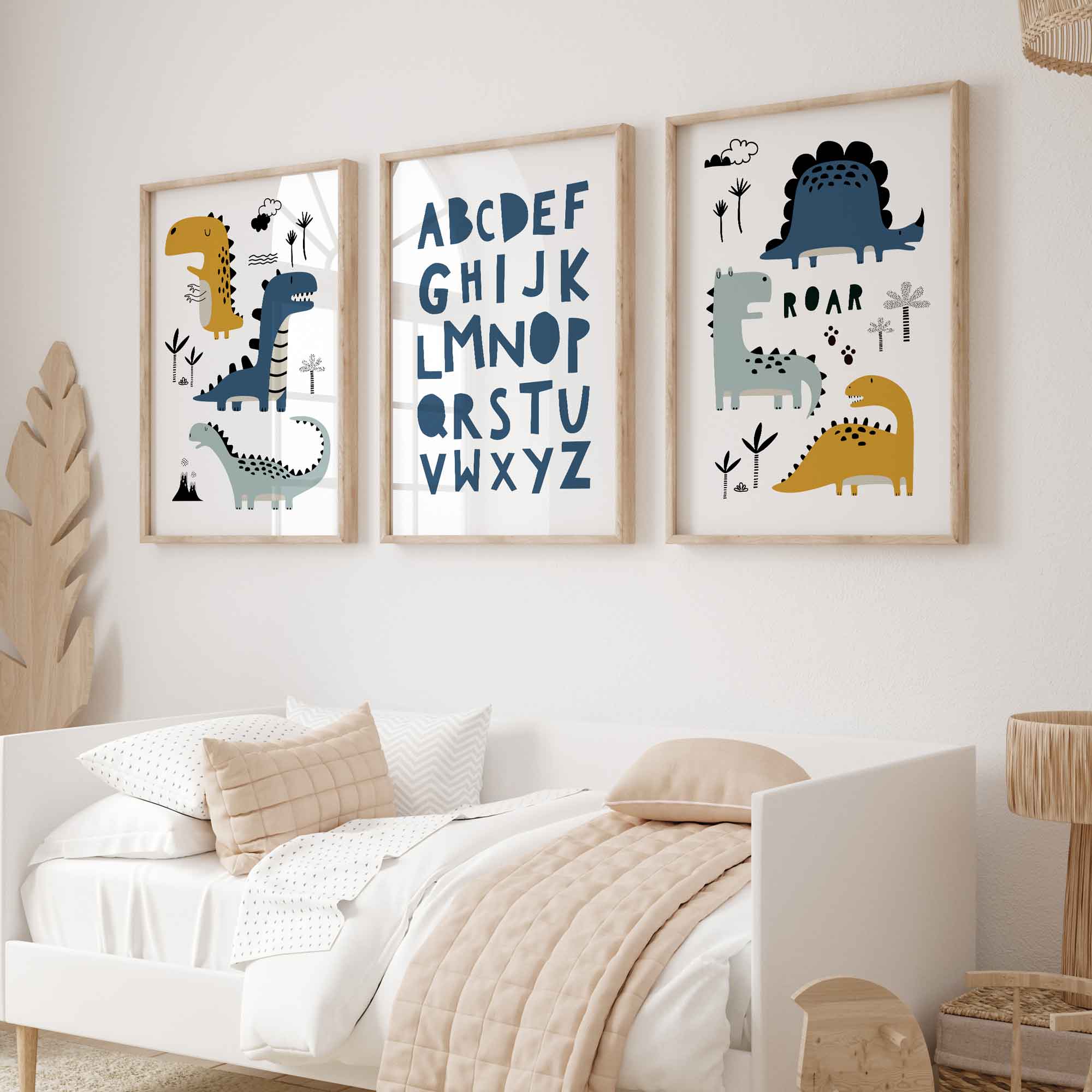 Alphabet & Dinosaur Prints