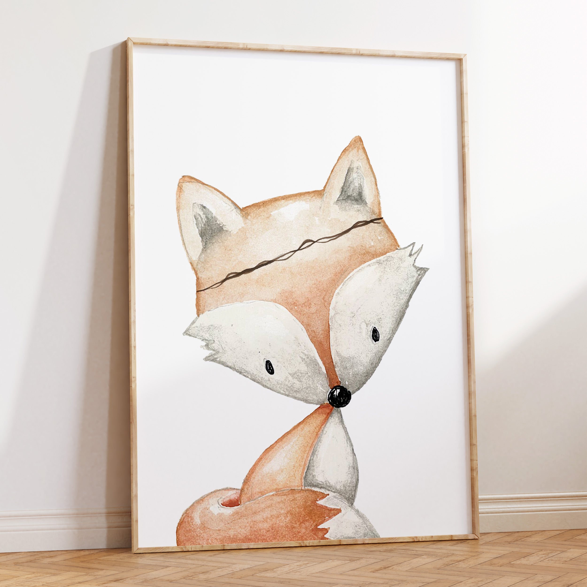 Woodland Fox Print