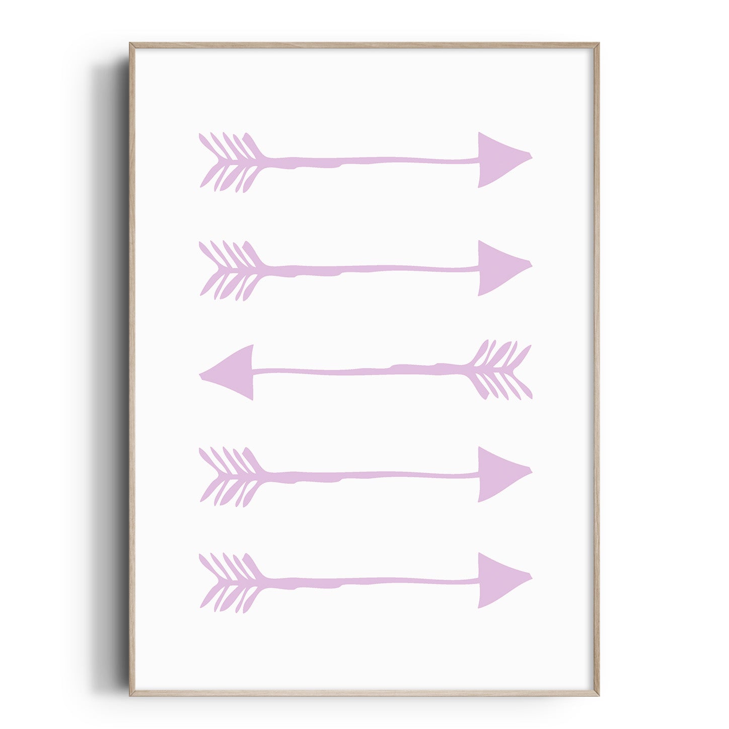 Purple Tribal Arrow Print