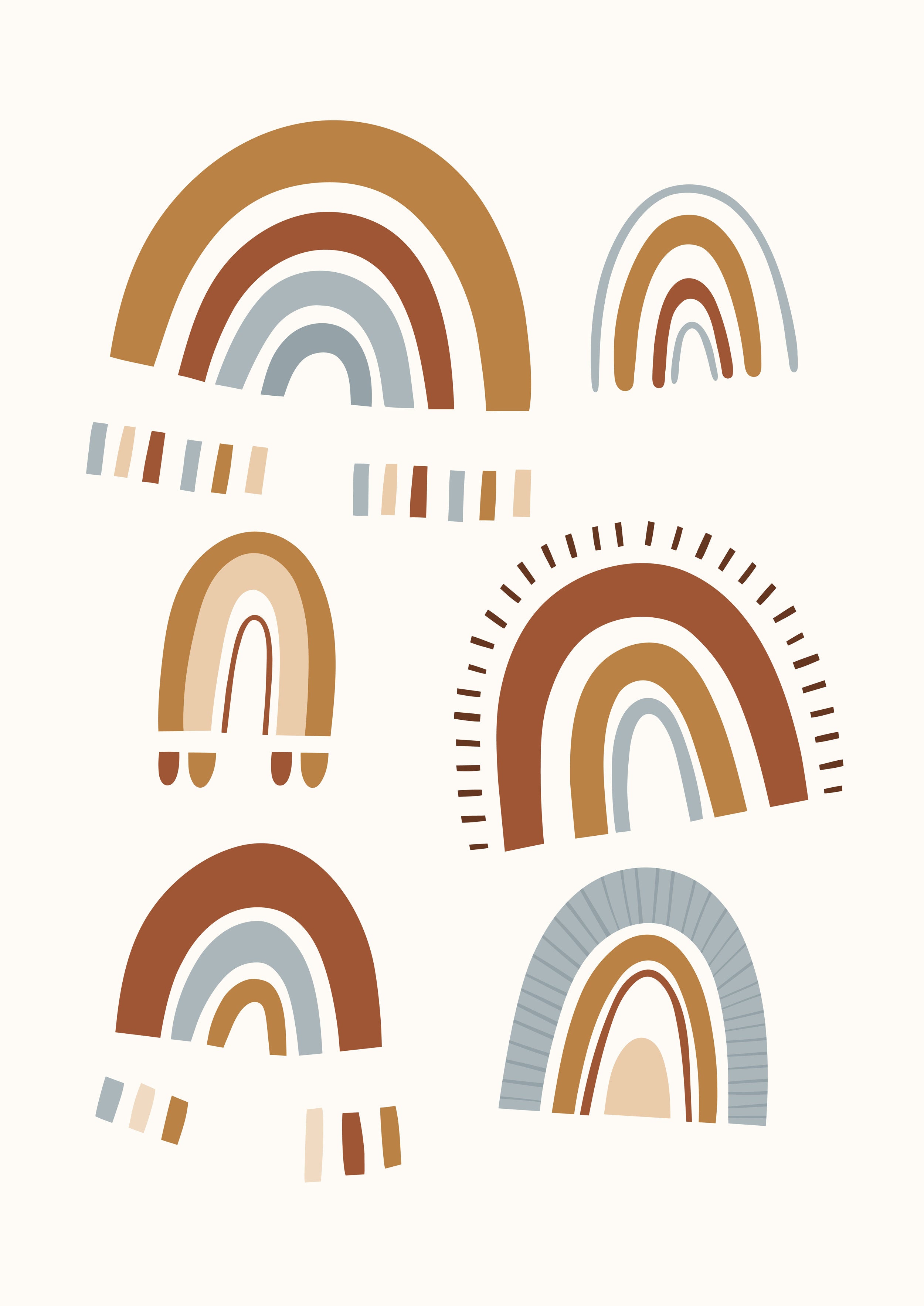 Boys Rainbow Prints