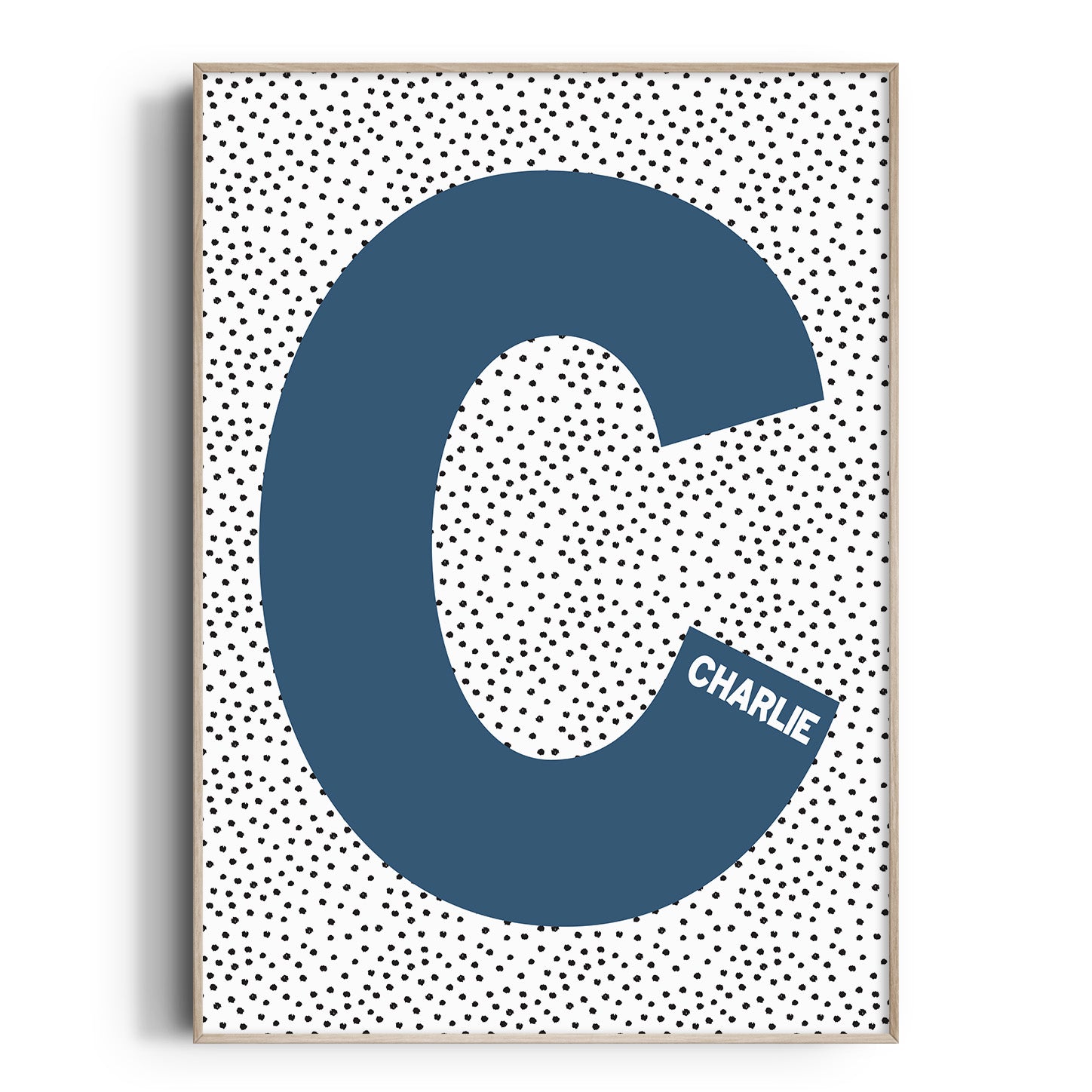 Spotty Letter & Name Print