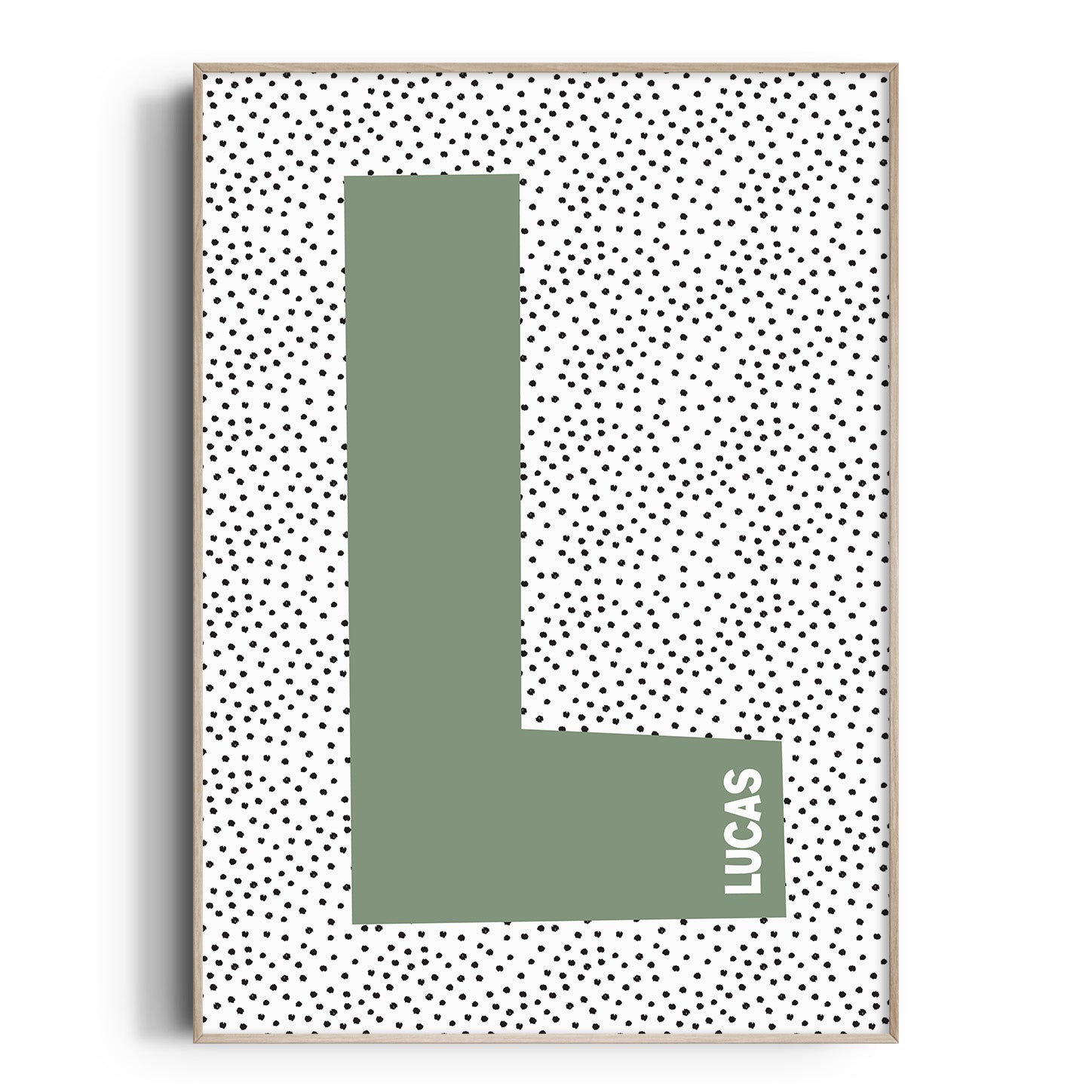 Spotty Letter & Name Print