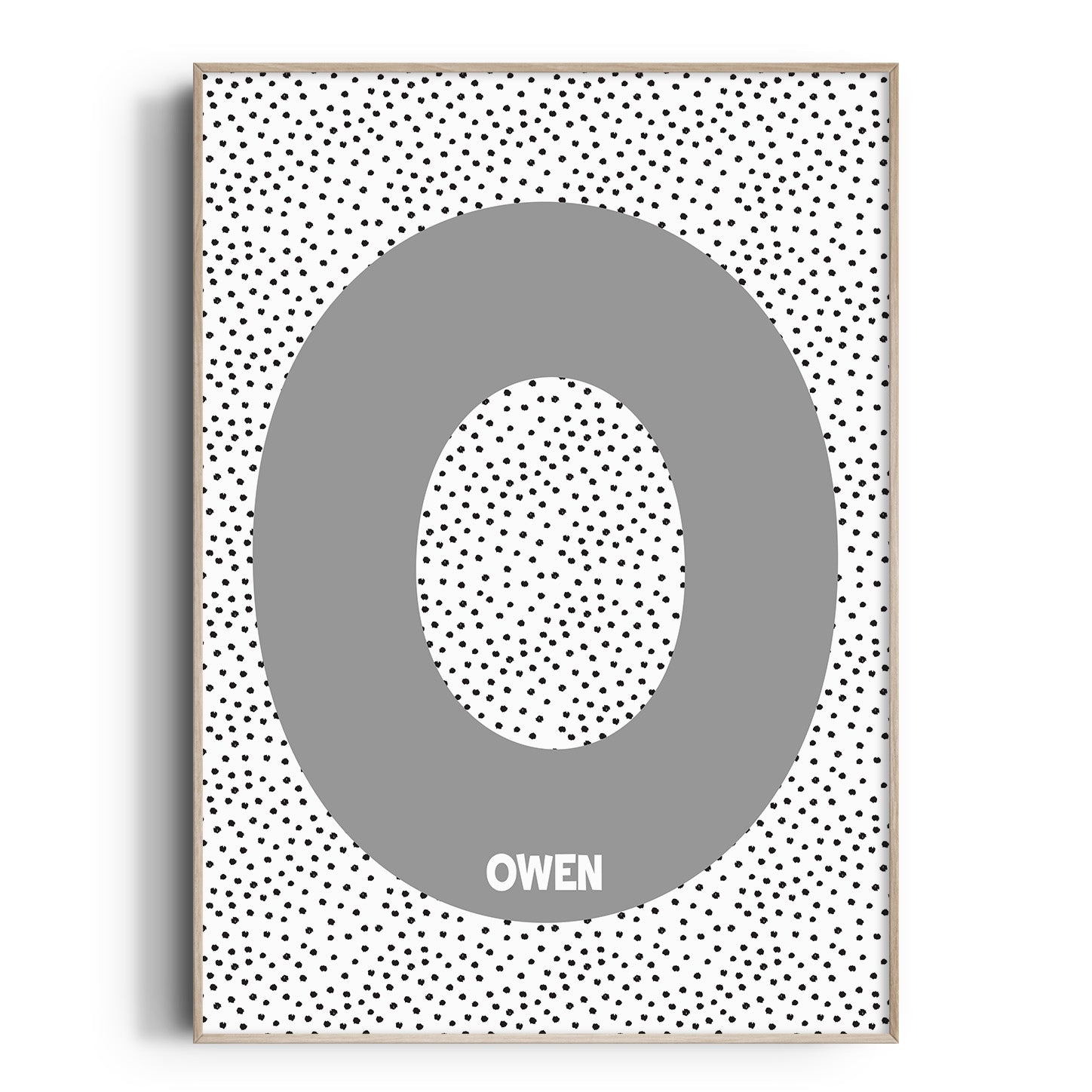 Spotty Letter & Name Print