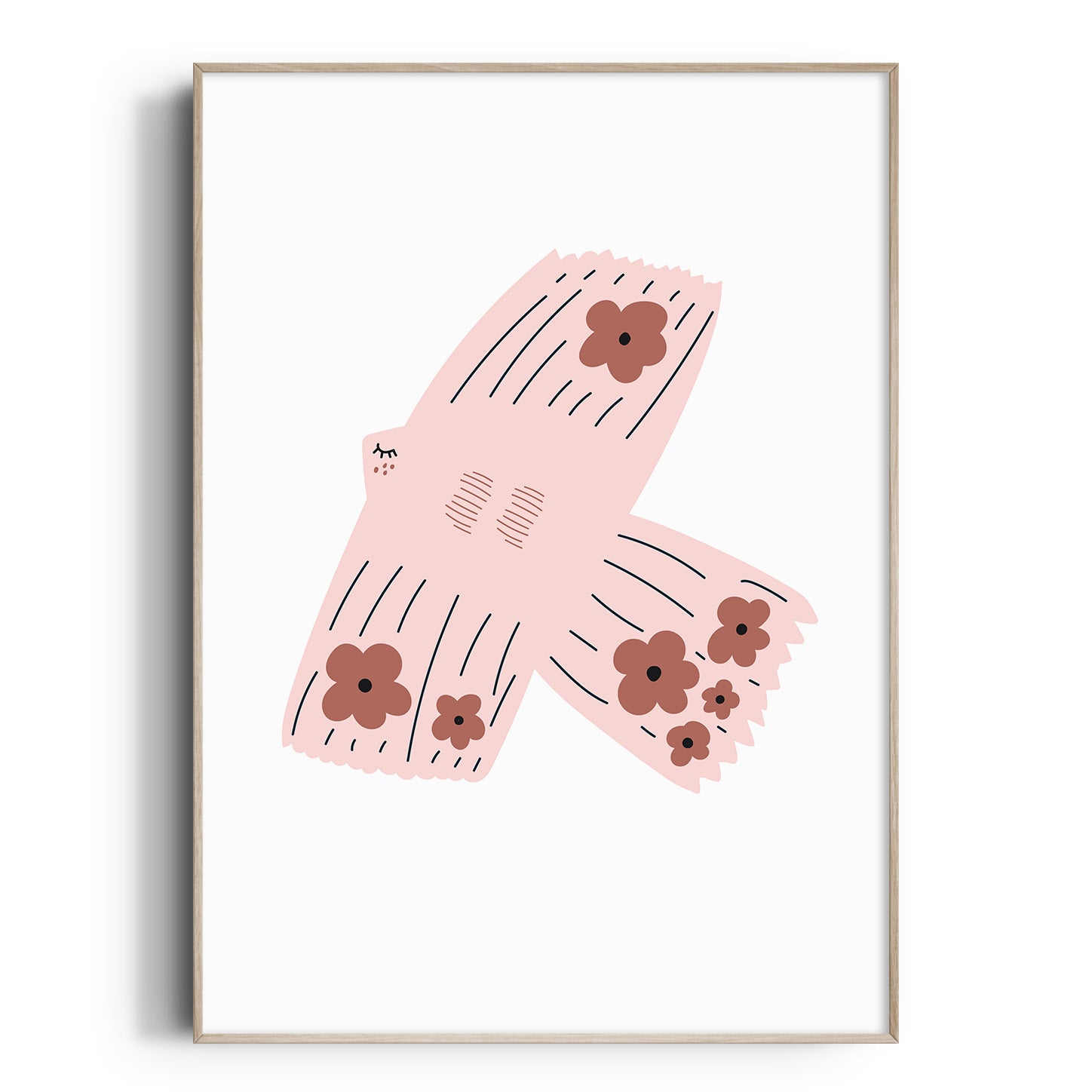 Pink Dove Print