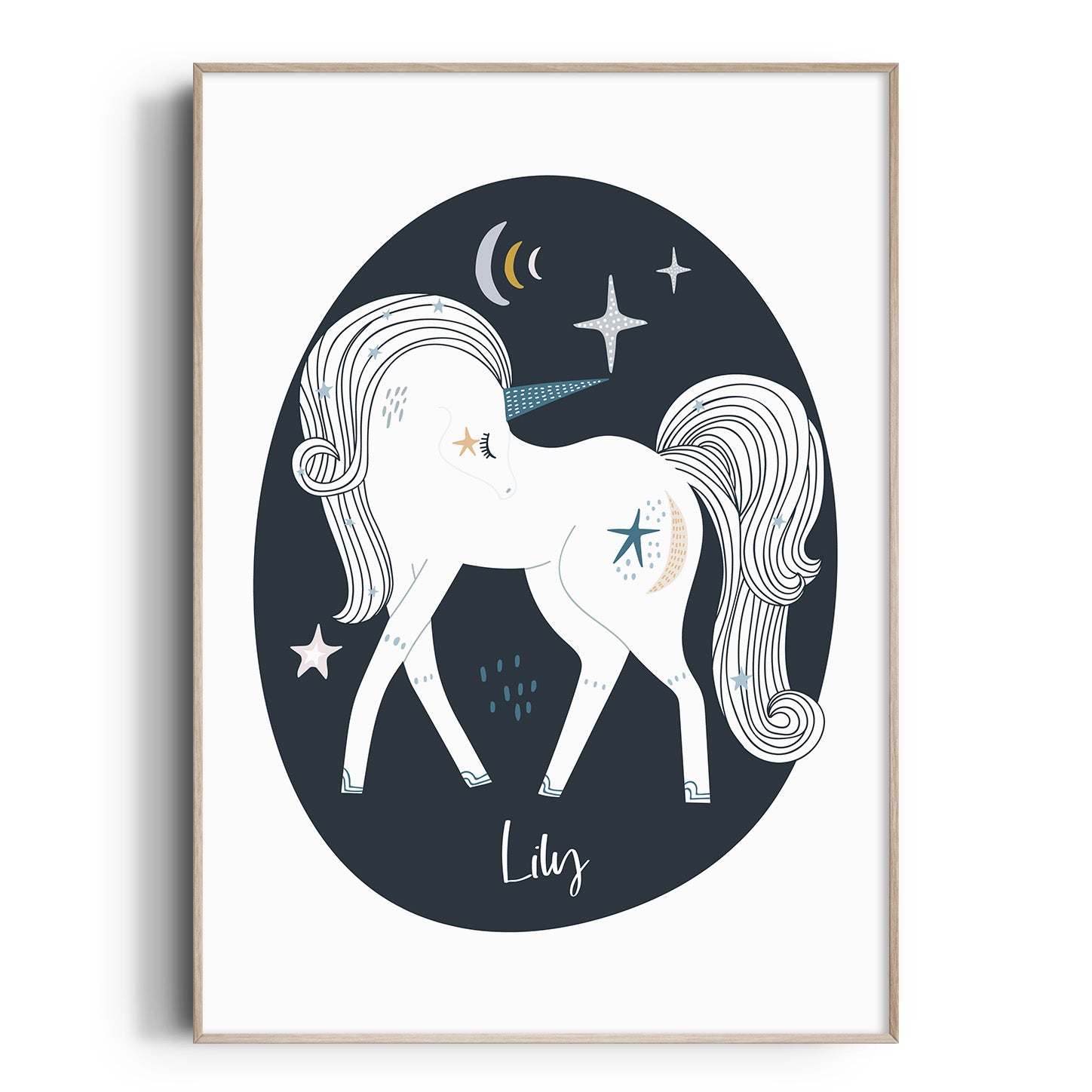 Unicorn Name Print