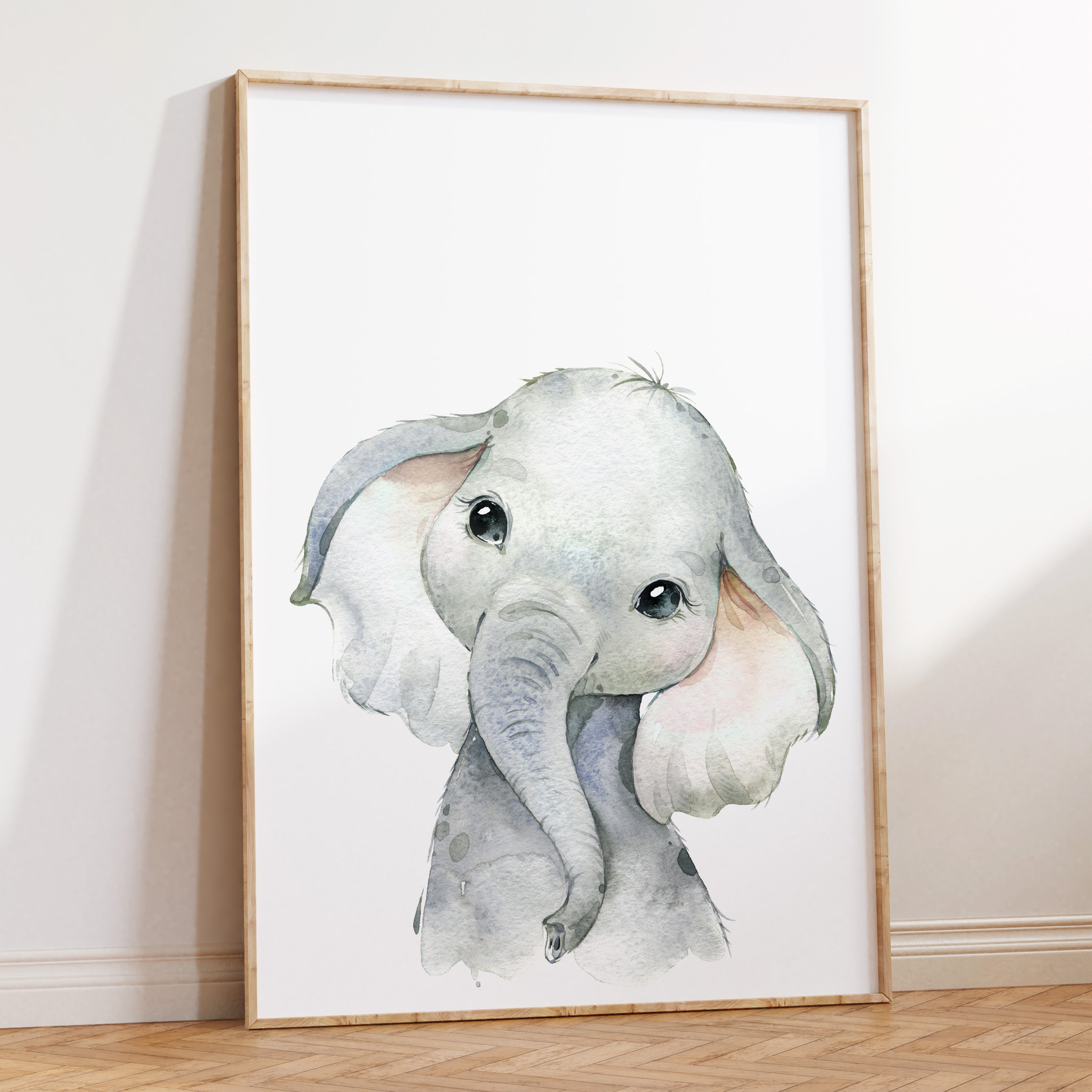 Elephant Nursery Wall Art Print