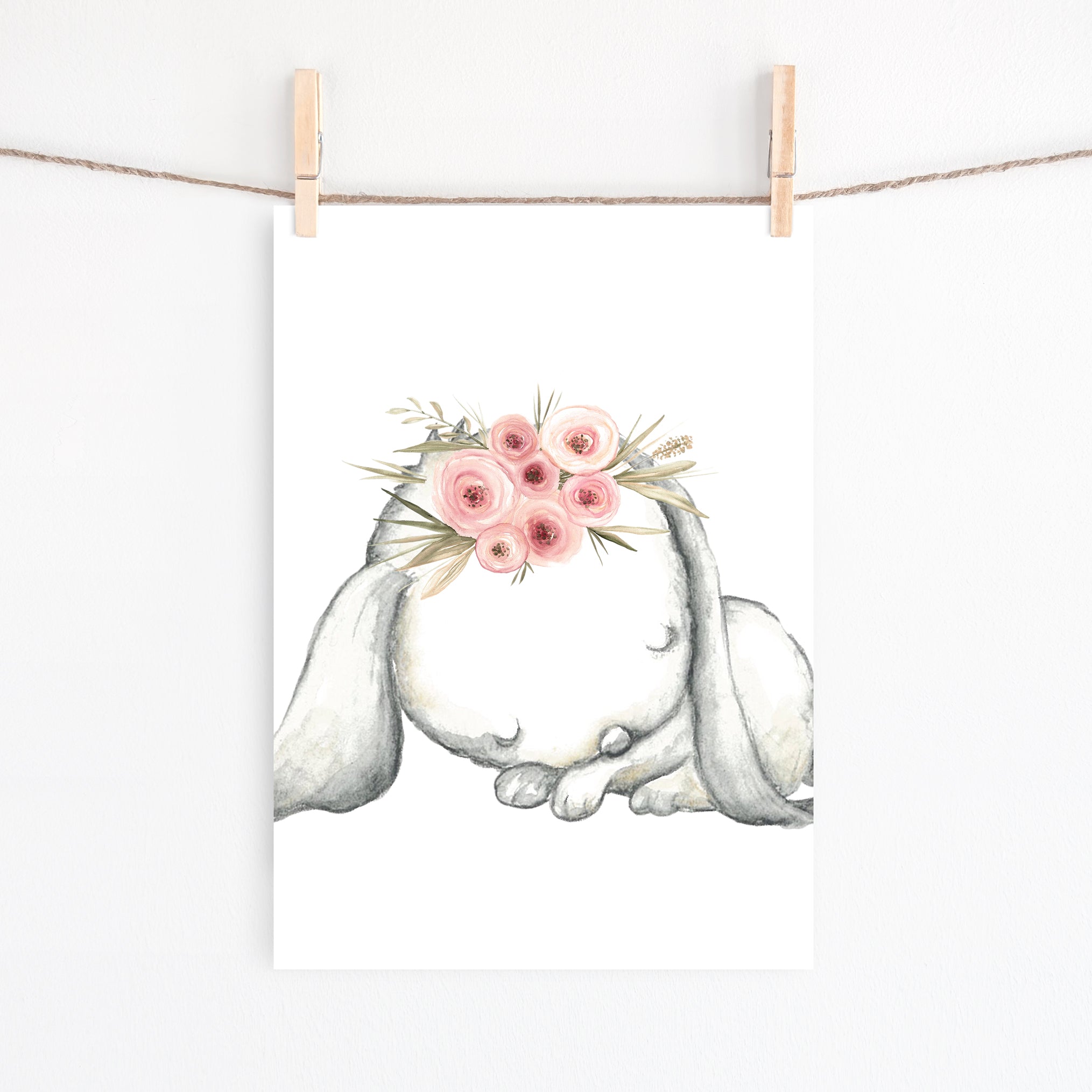 Woodland Bunny Print