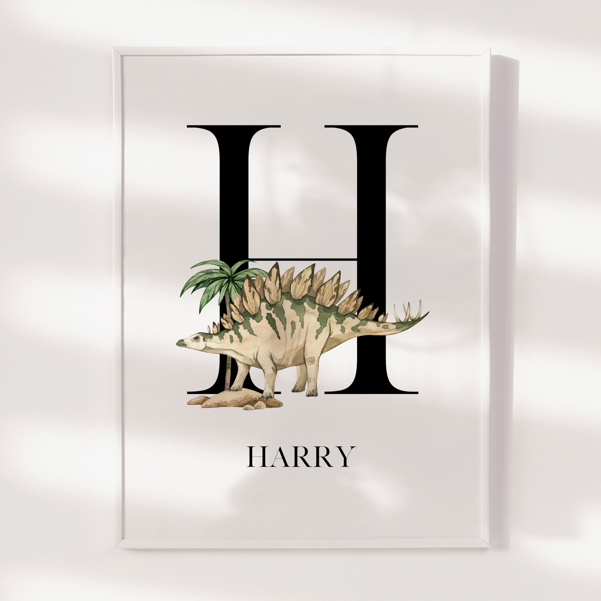 Stegosaurus Name Print