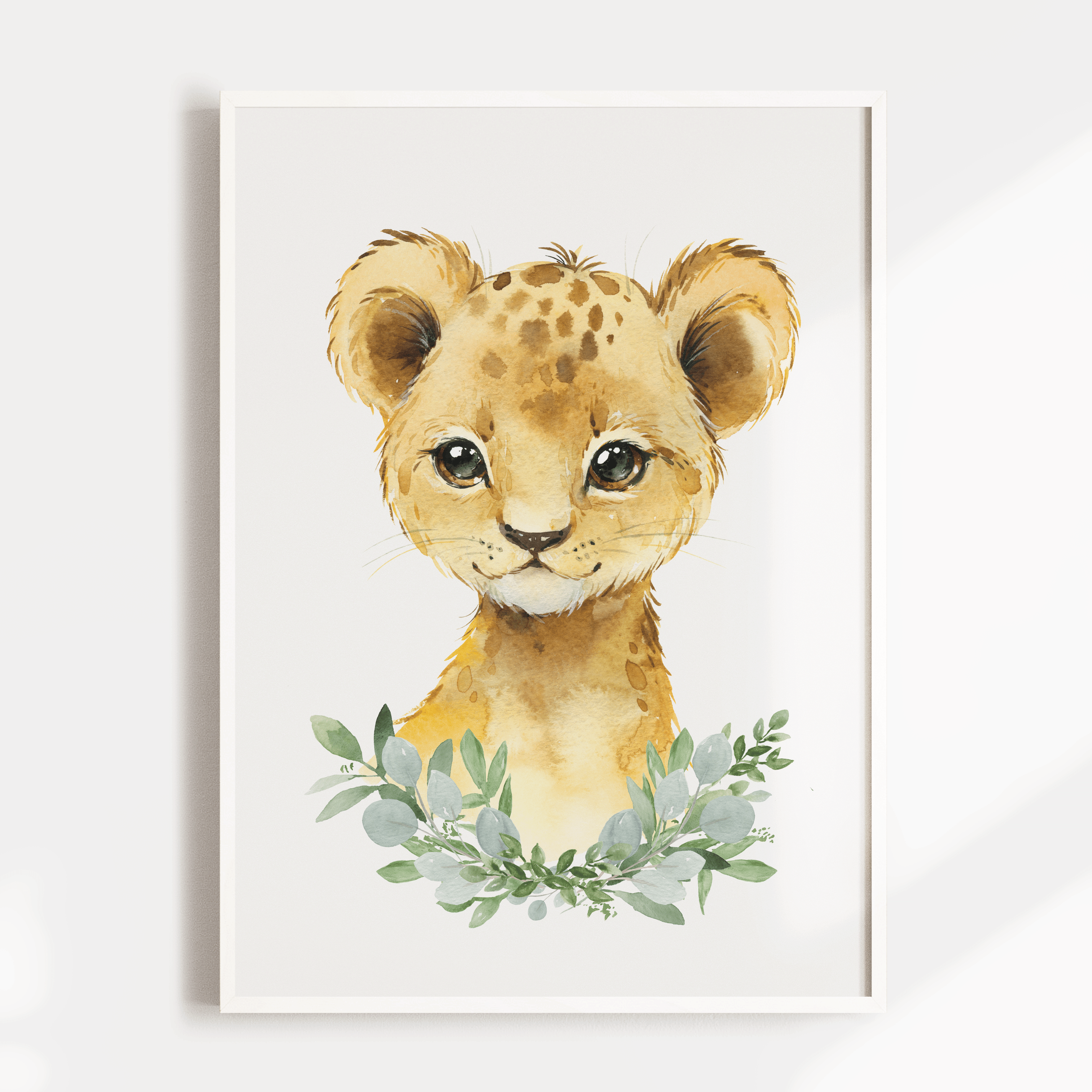 Lion, Elephant & Giraffe Prints
