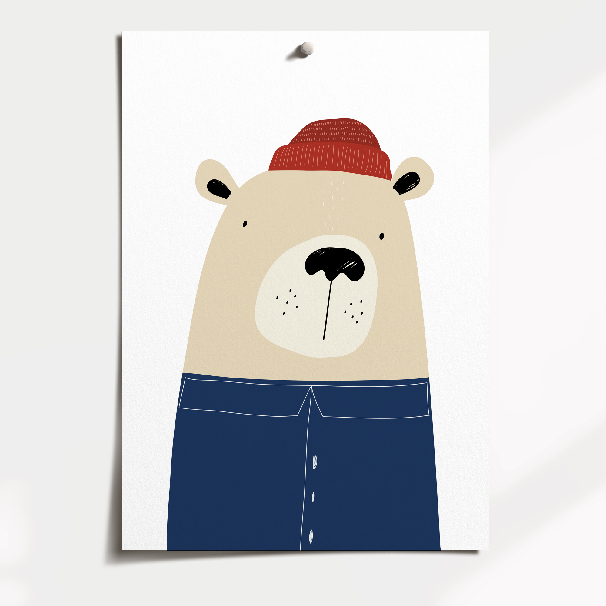 Walrus, Bear & Name Prints