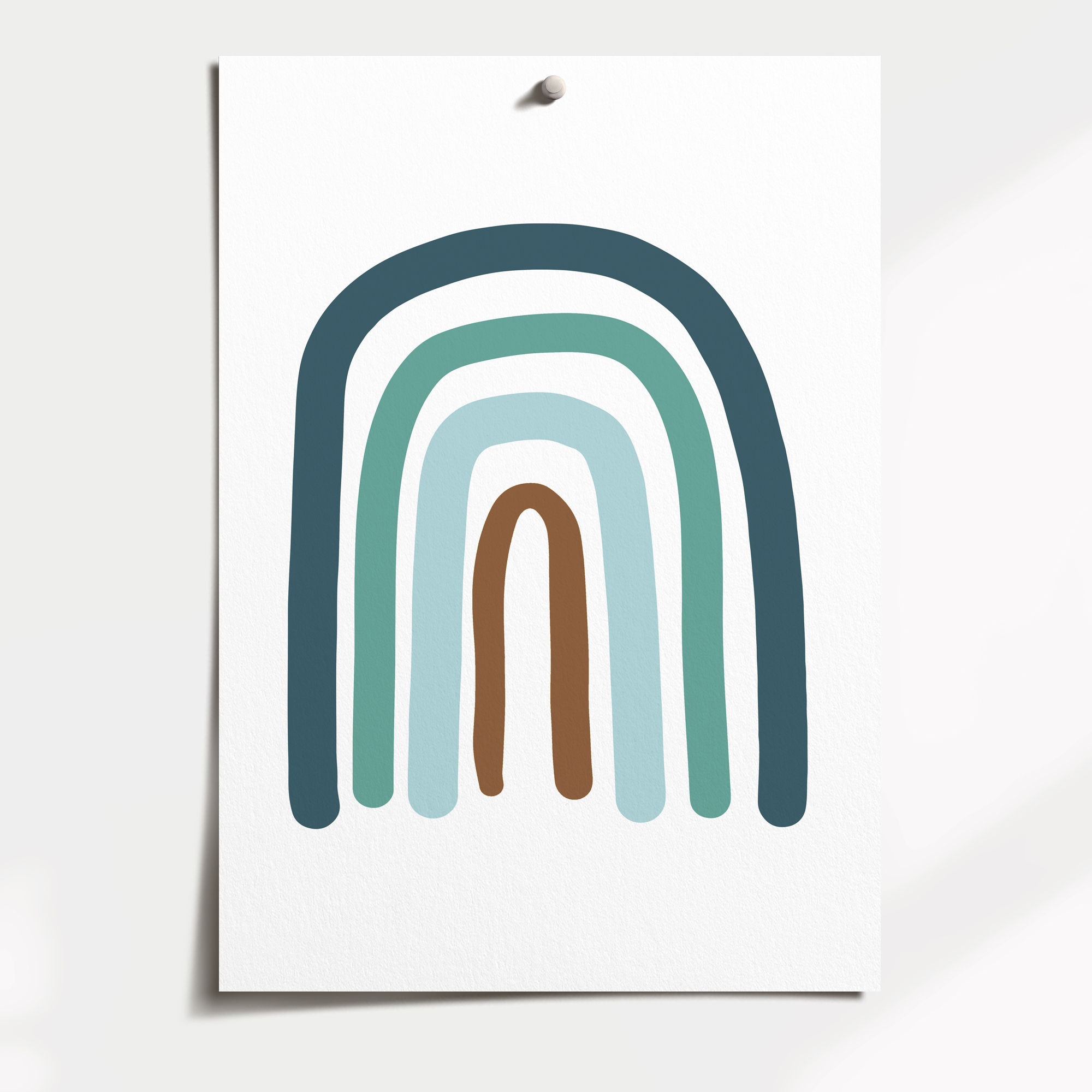 Sea Animals, Alphabet, Rainbow Prints