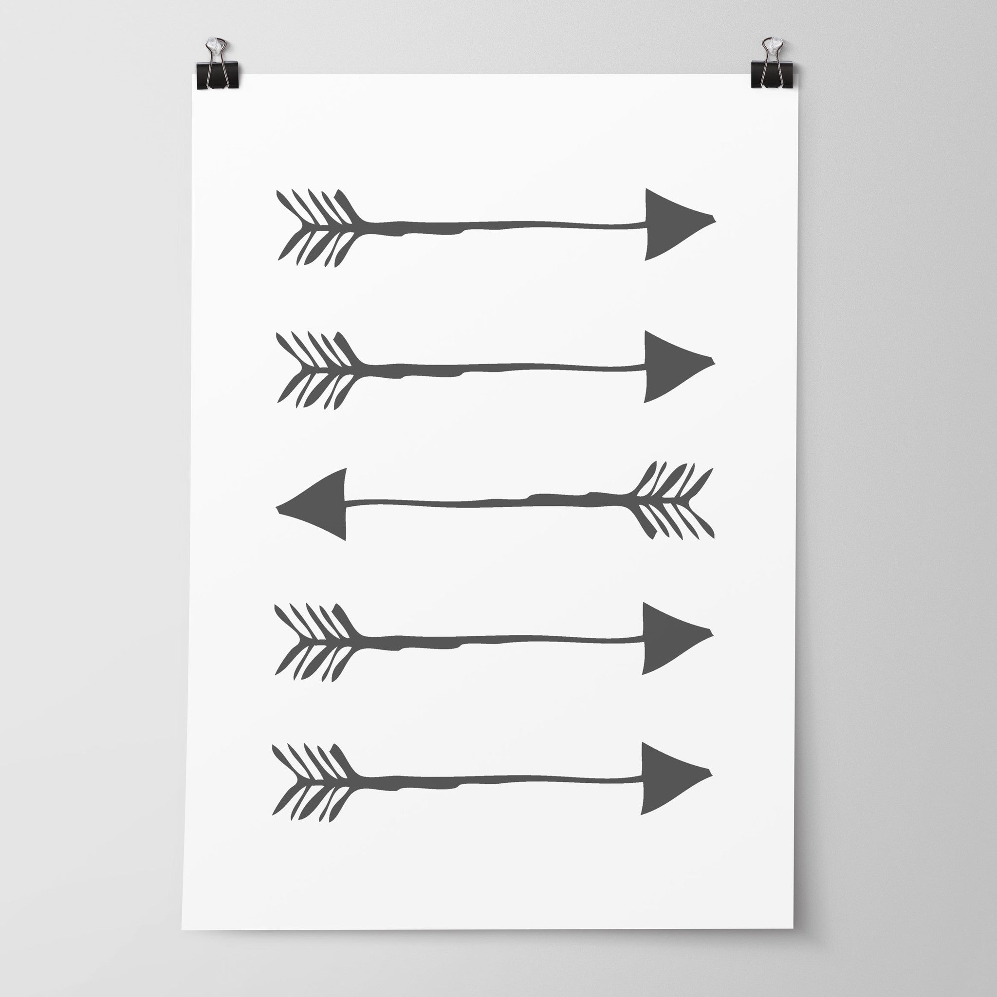 Teepee, Arrows & Feather Name Prints