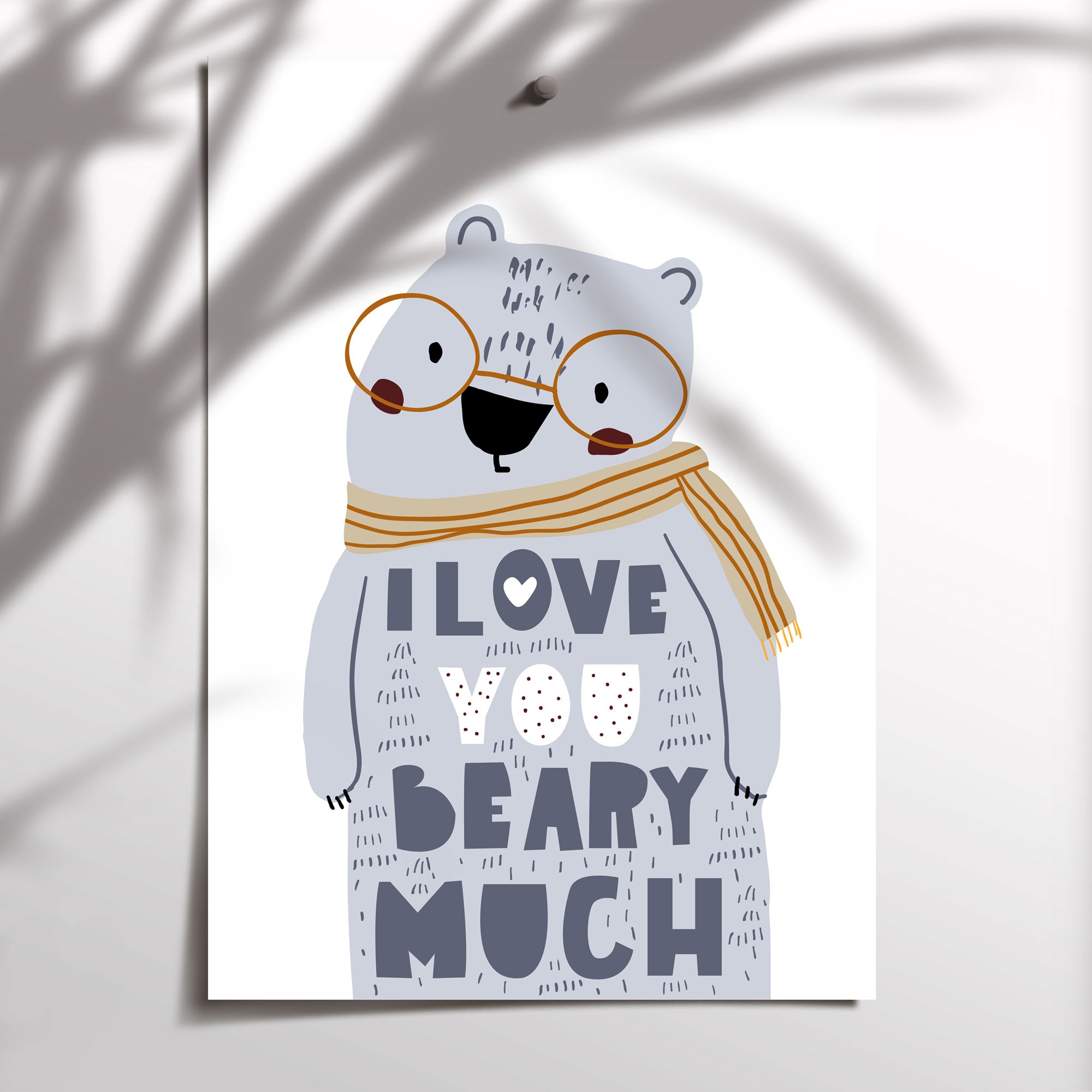 Woodland Bear Print