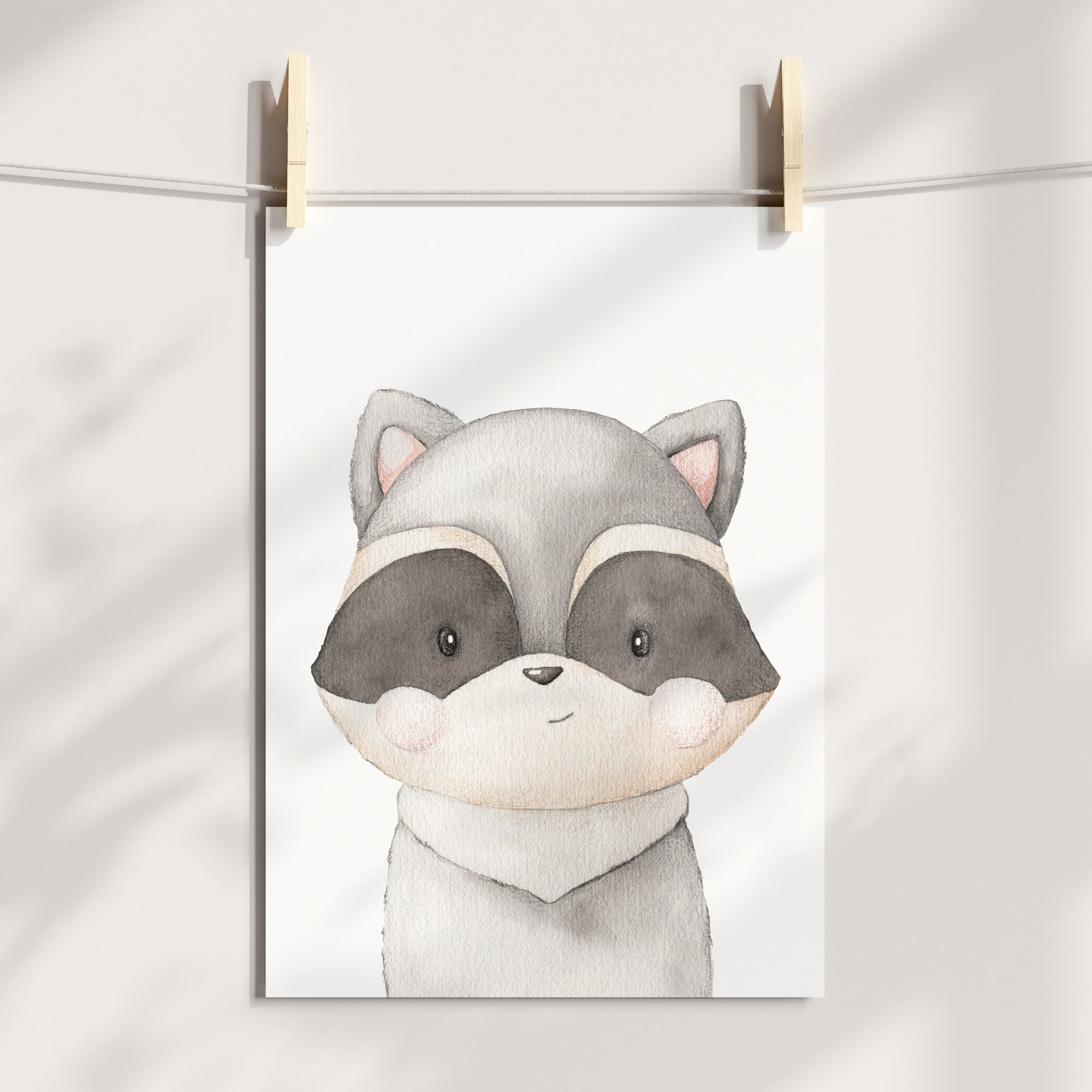 Racoon Print
